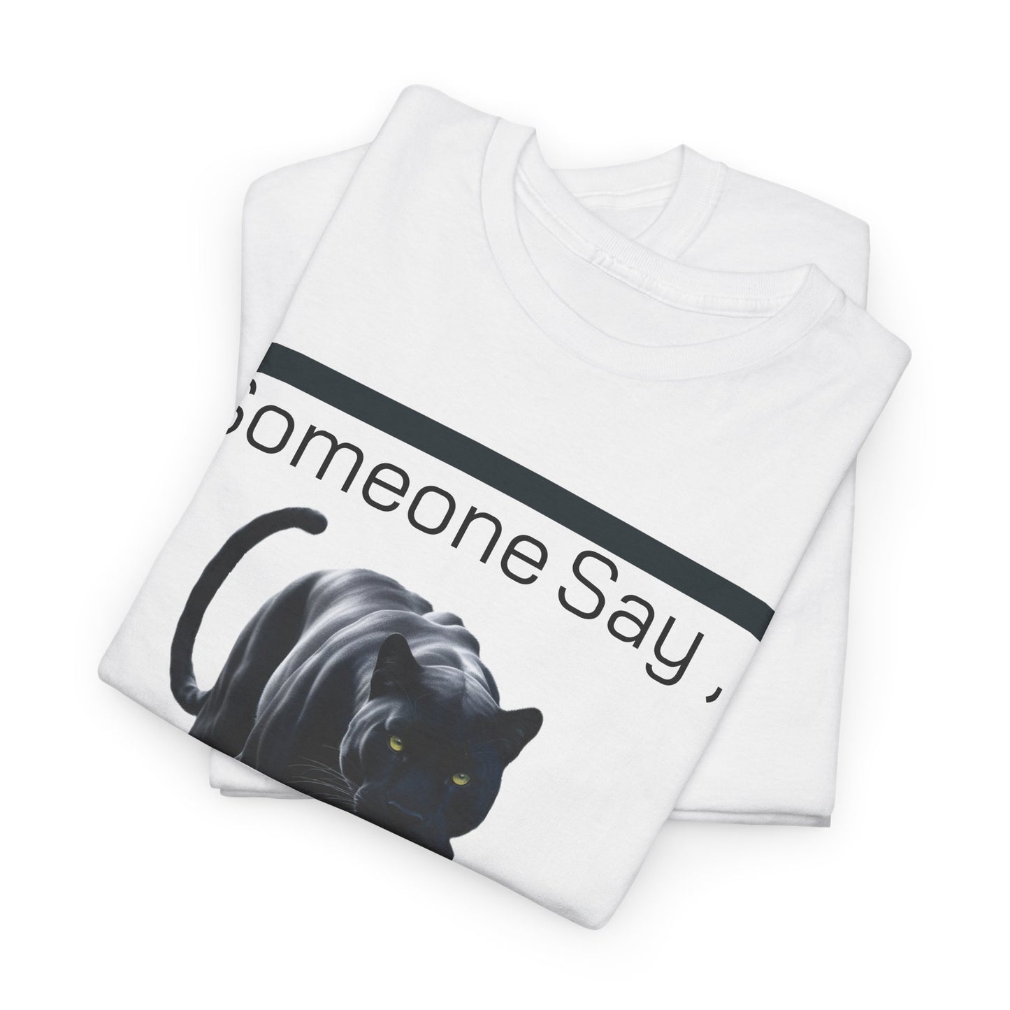 Here Kitty?, Unisex Heavy Cotton Tee Express Delivery available