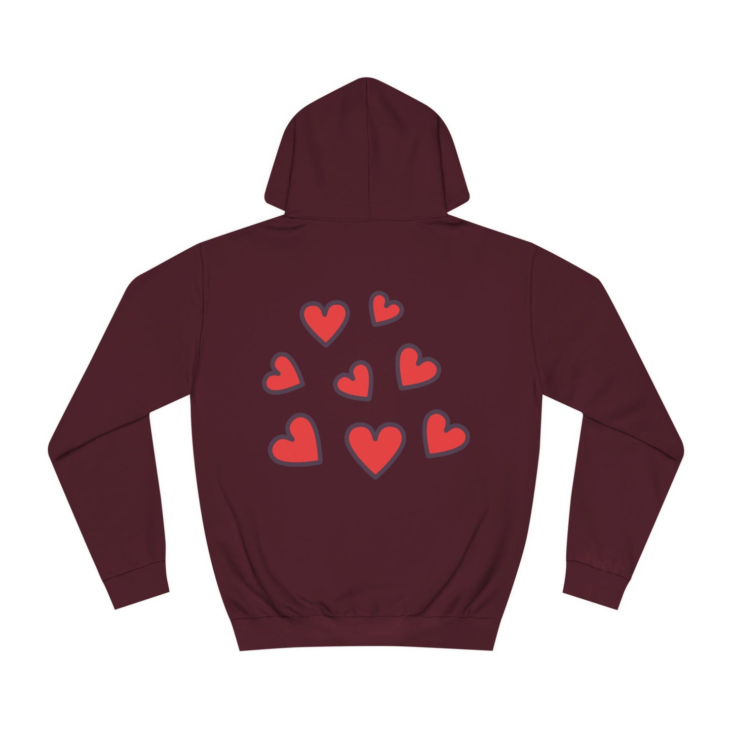 Unisex Heart College Hoodie