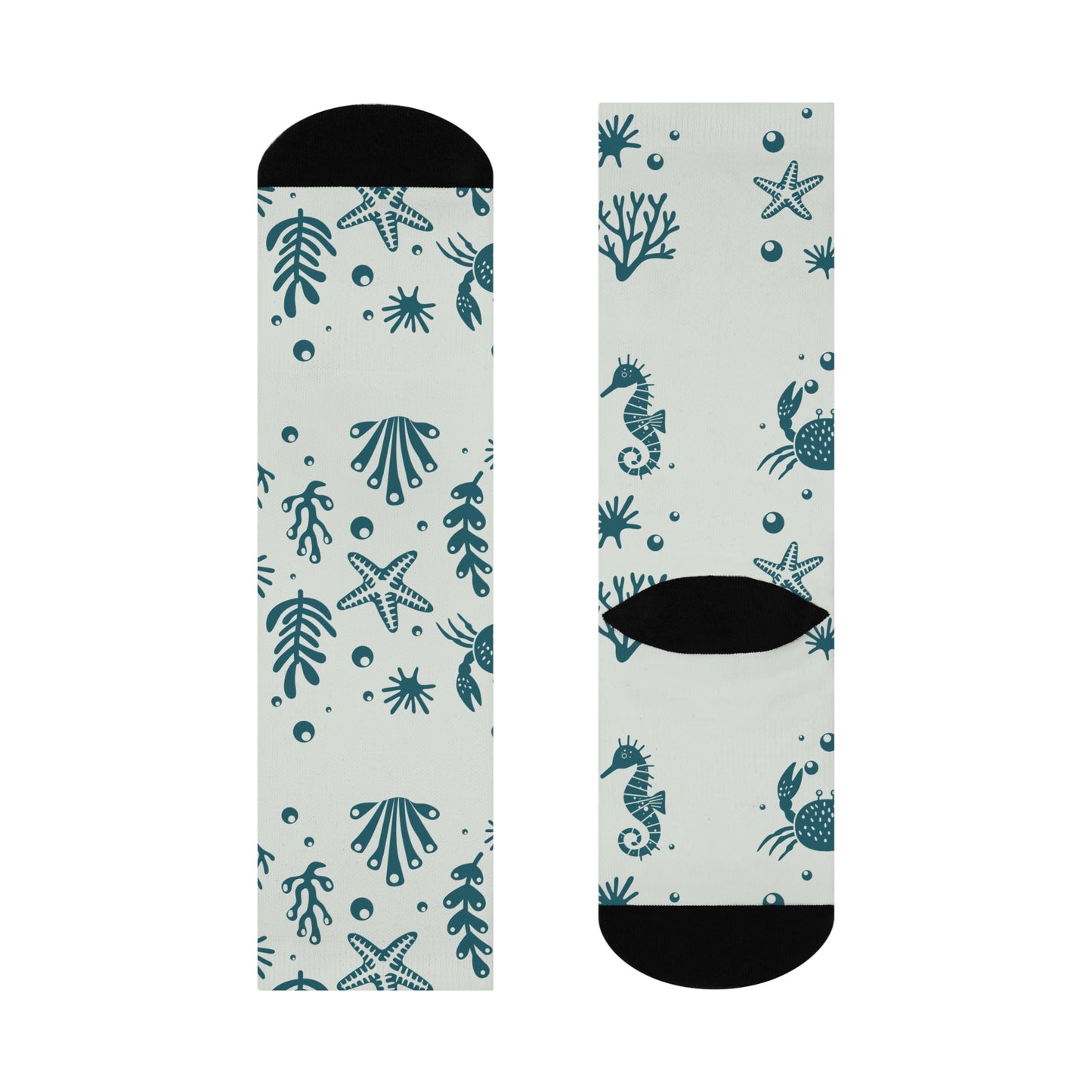 Sea Horse, Cushioned Crew Socks