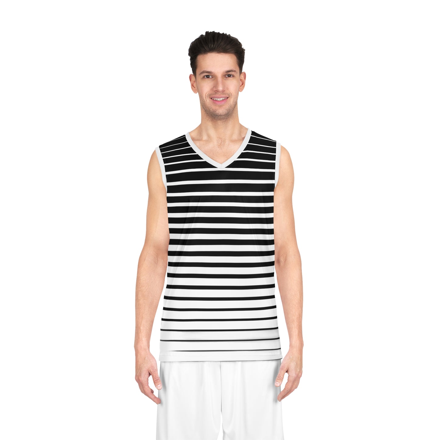 Black/White, Basketball Jersey (AOP)