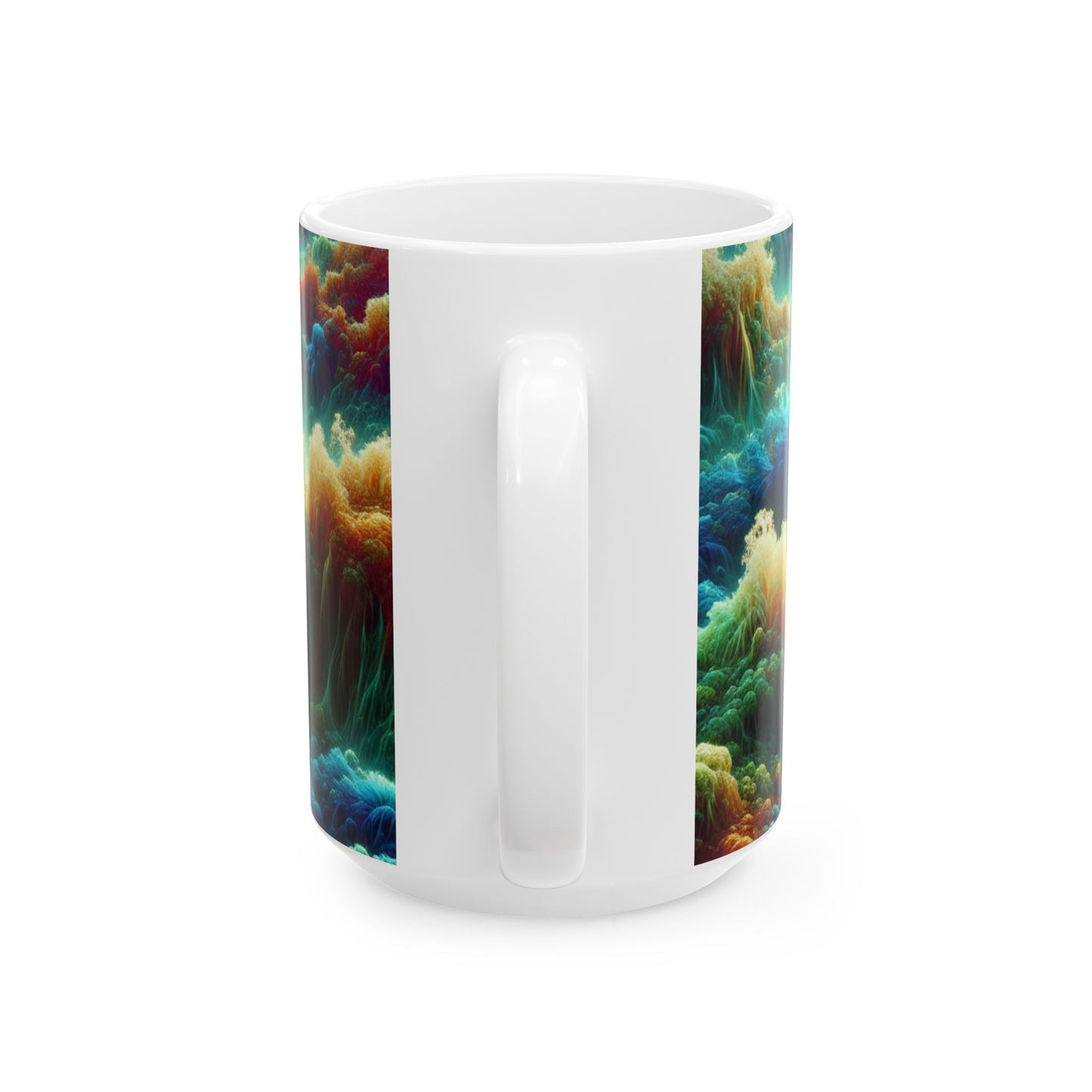 Colorful Waves, Ceramic Mugs, (11oz, 15oz) Coffee 1st