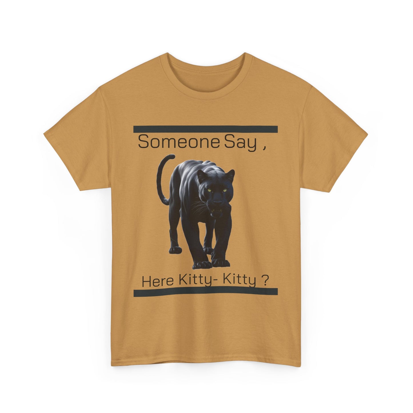 Here Kitty?, Unisex Heavy Cotton Tee Express Delivery available