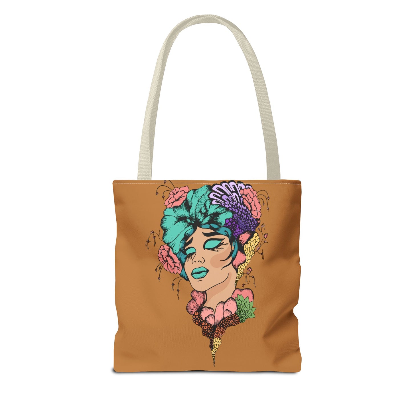 Blue Hair, Tote Bag (AOP)