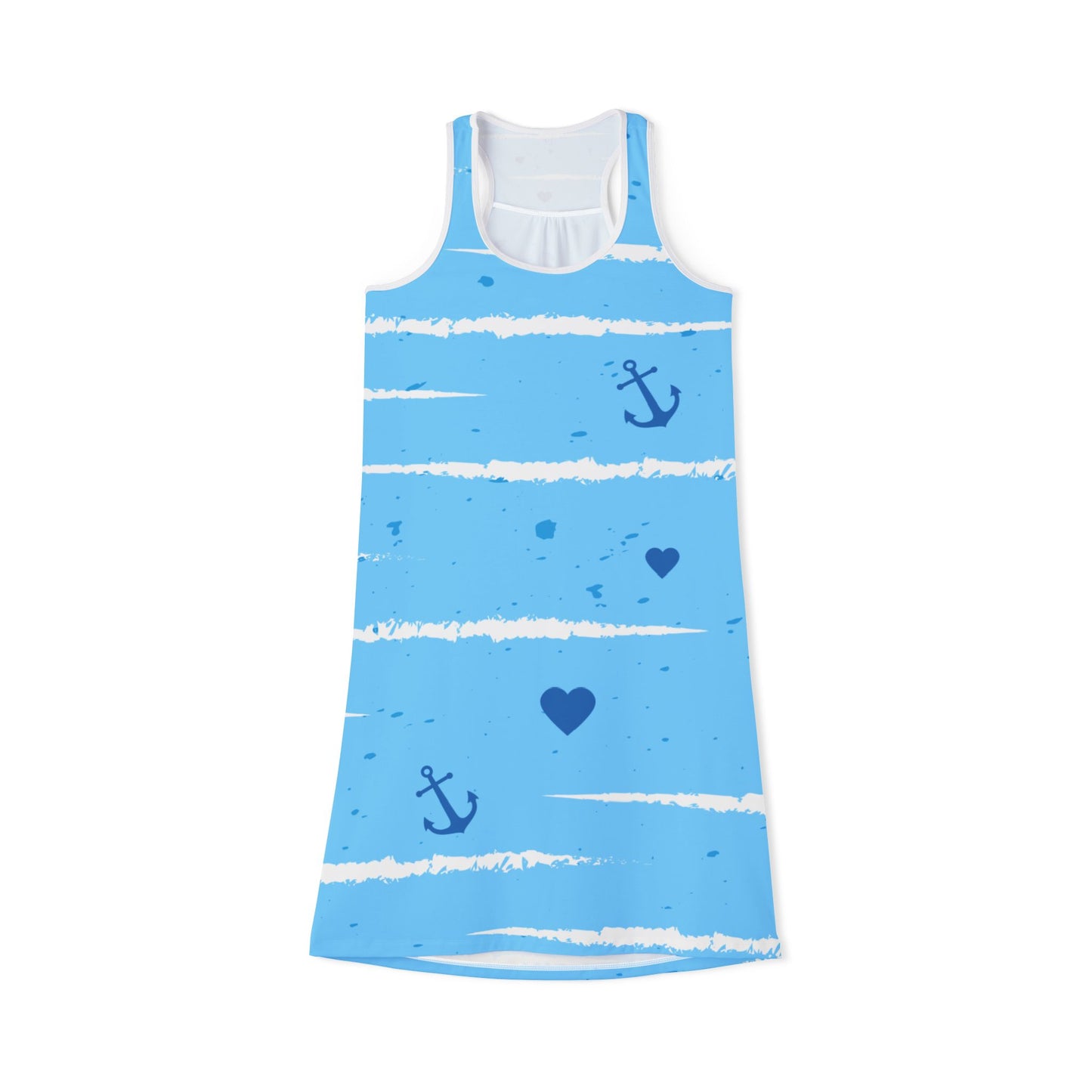 Sea Pattering, Women's Racerback Dress (AOP)