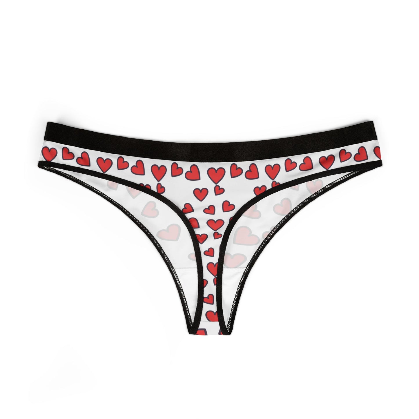Hearted, Women's Thongs (AOP)