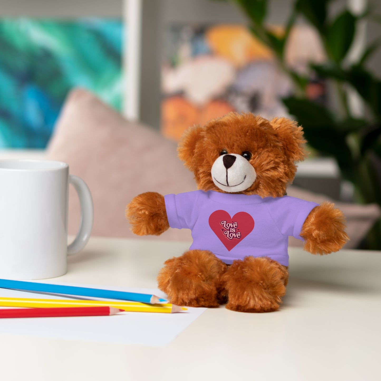 Love, Stuffed Animals with Tee