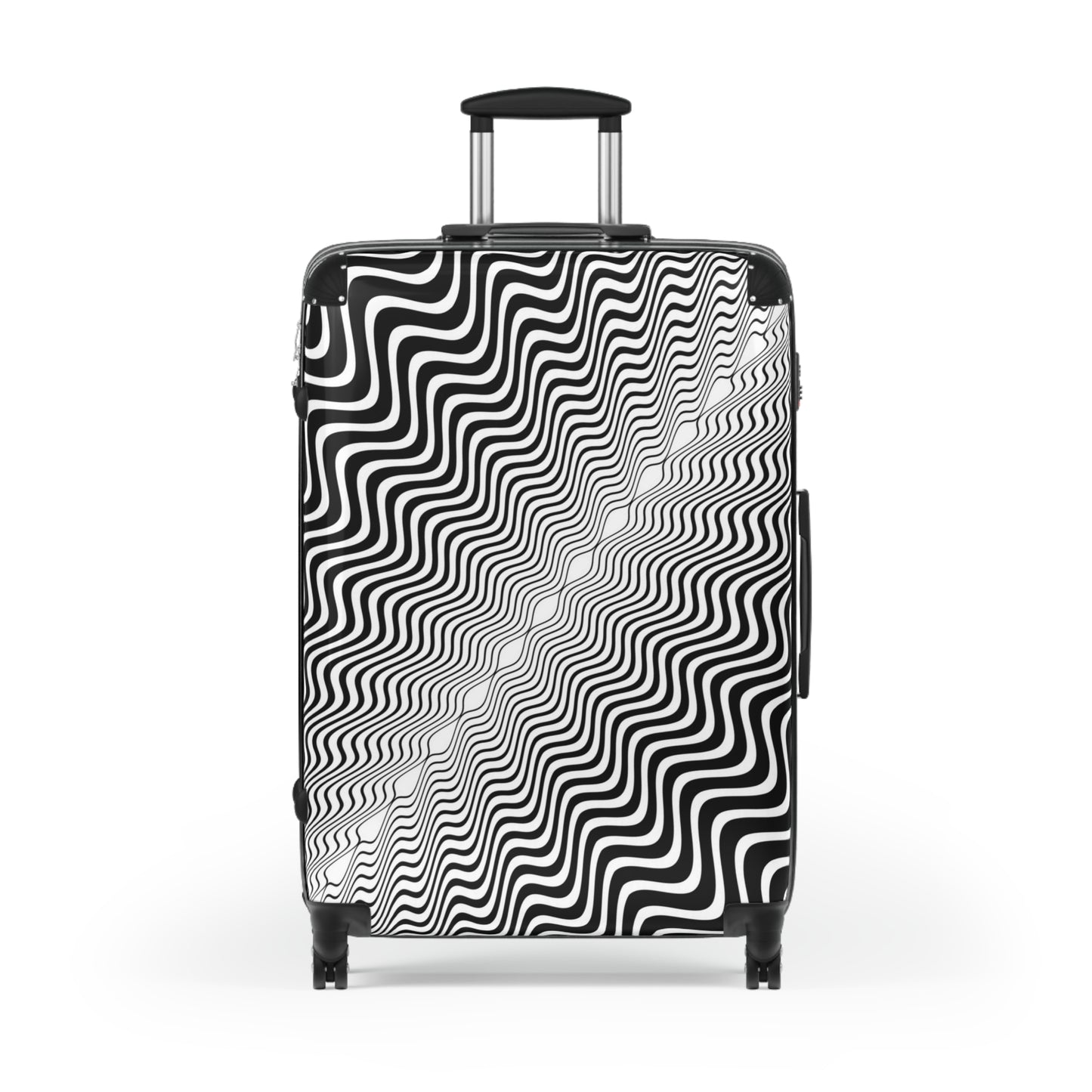 Suitcases, Sm, Med, Lrg, Waive 3D lines off-set