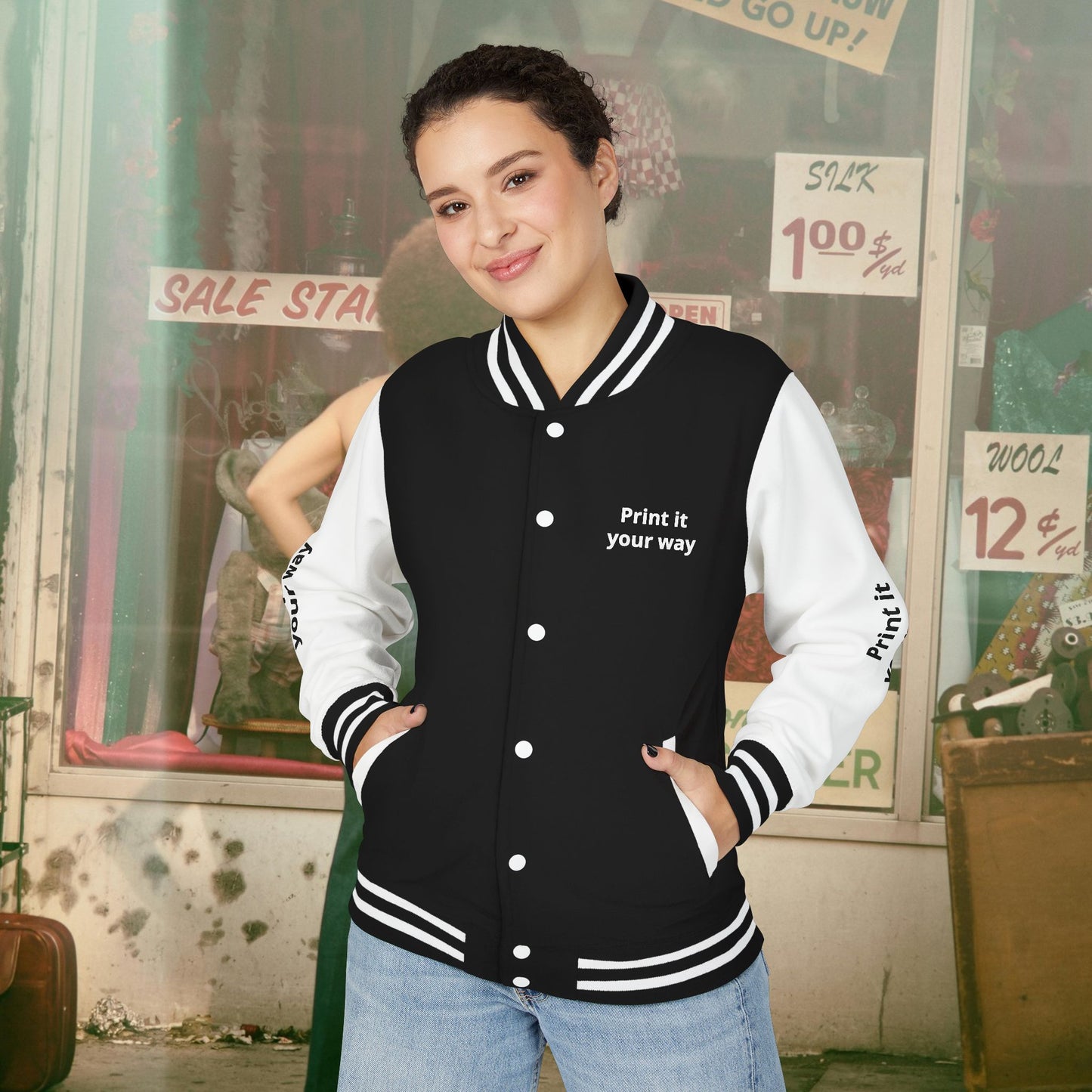Letterman Jacket — "Print It Your Way" Custom Varsity Jacket