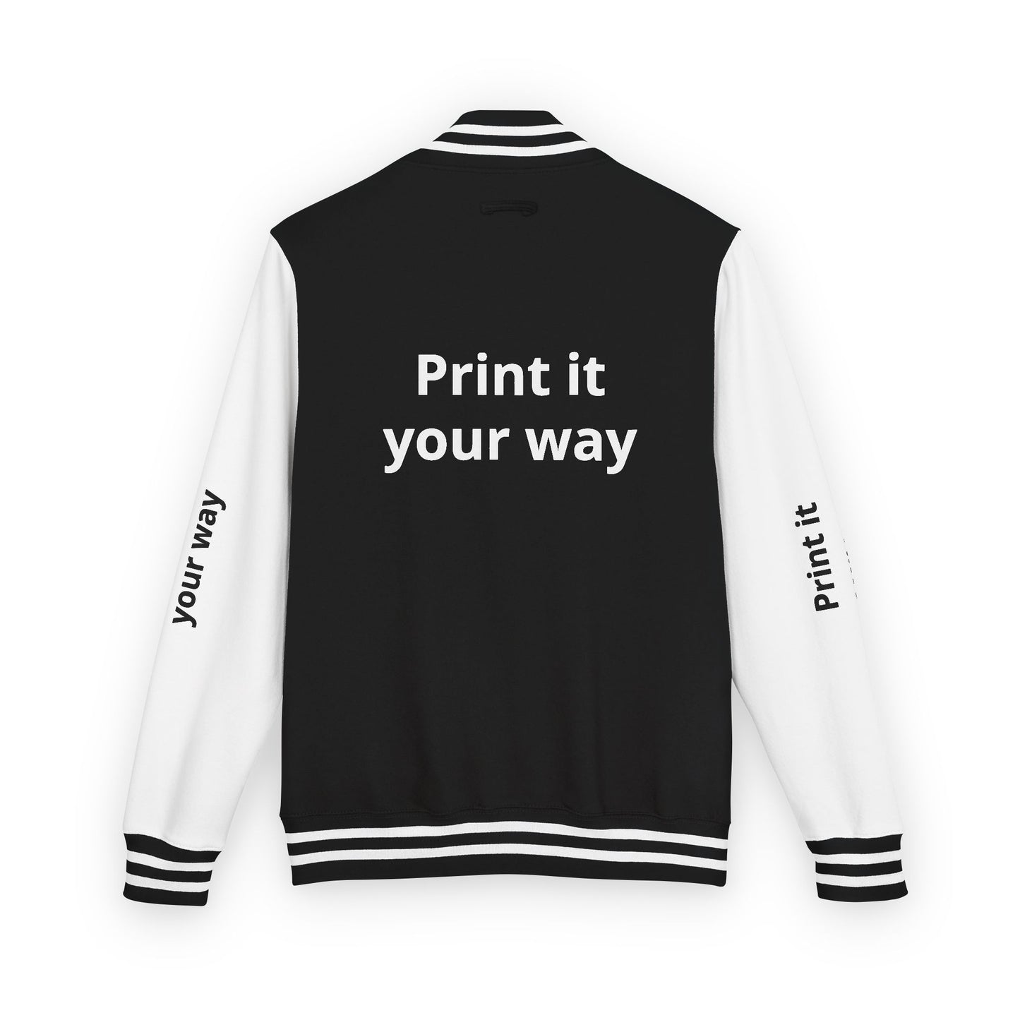 Letterman Jacket — "Print It Your Way" Custom Varsity Jacket