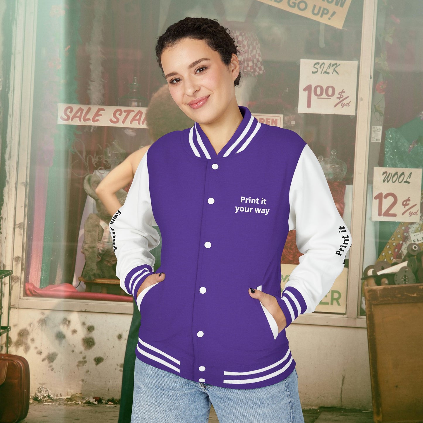 Letterman Jacket — "Print It Your Way" Custom Varsity Jacket