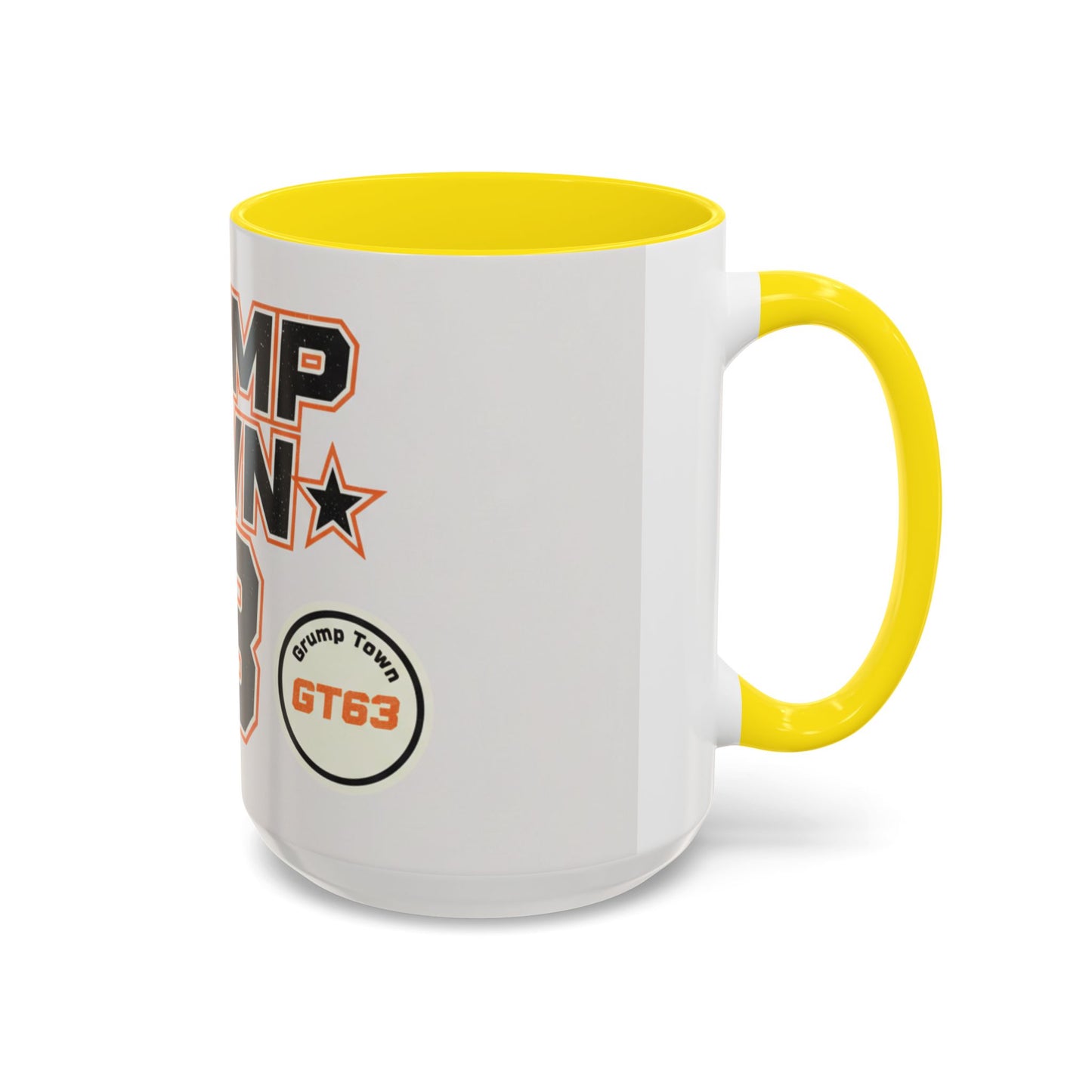Accent Coffee Mug — 'Crump Town 63' Retro Racing Logo Coffee Mug (11/15oz)