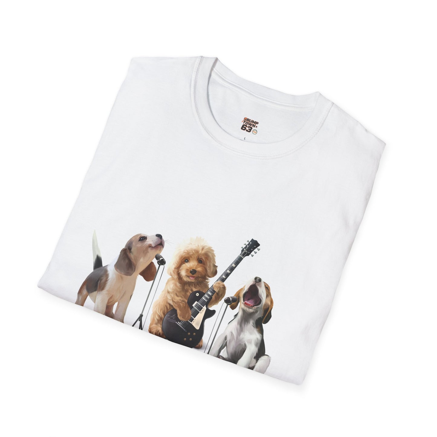 Dog Band T‑Shirt — "Barky & The Bow Wow's" Graphic Tee