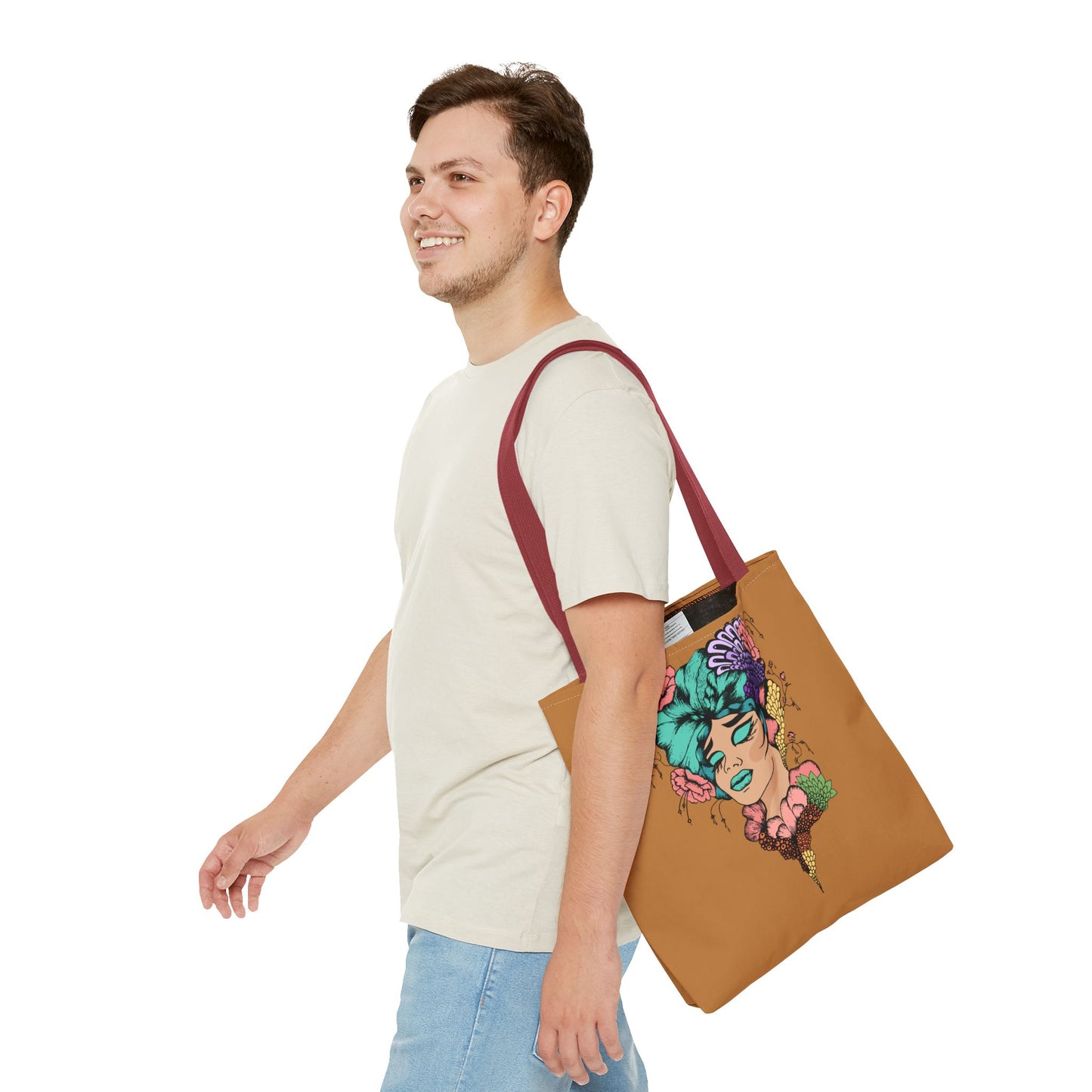 Blue Hair, Tote Bag (AOP)