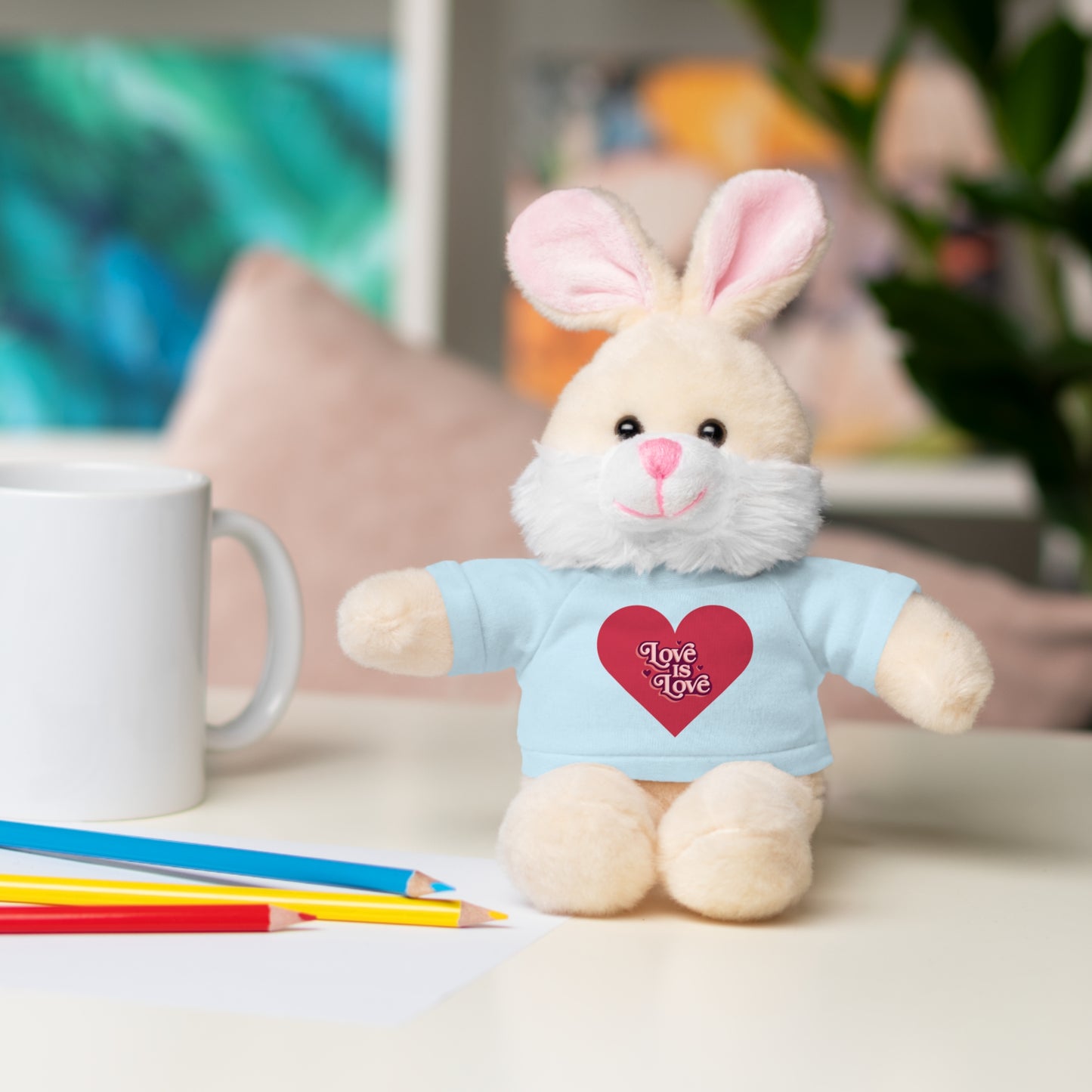 Love, Stuffed Animals with Tee