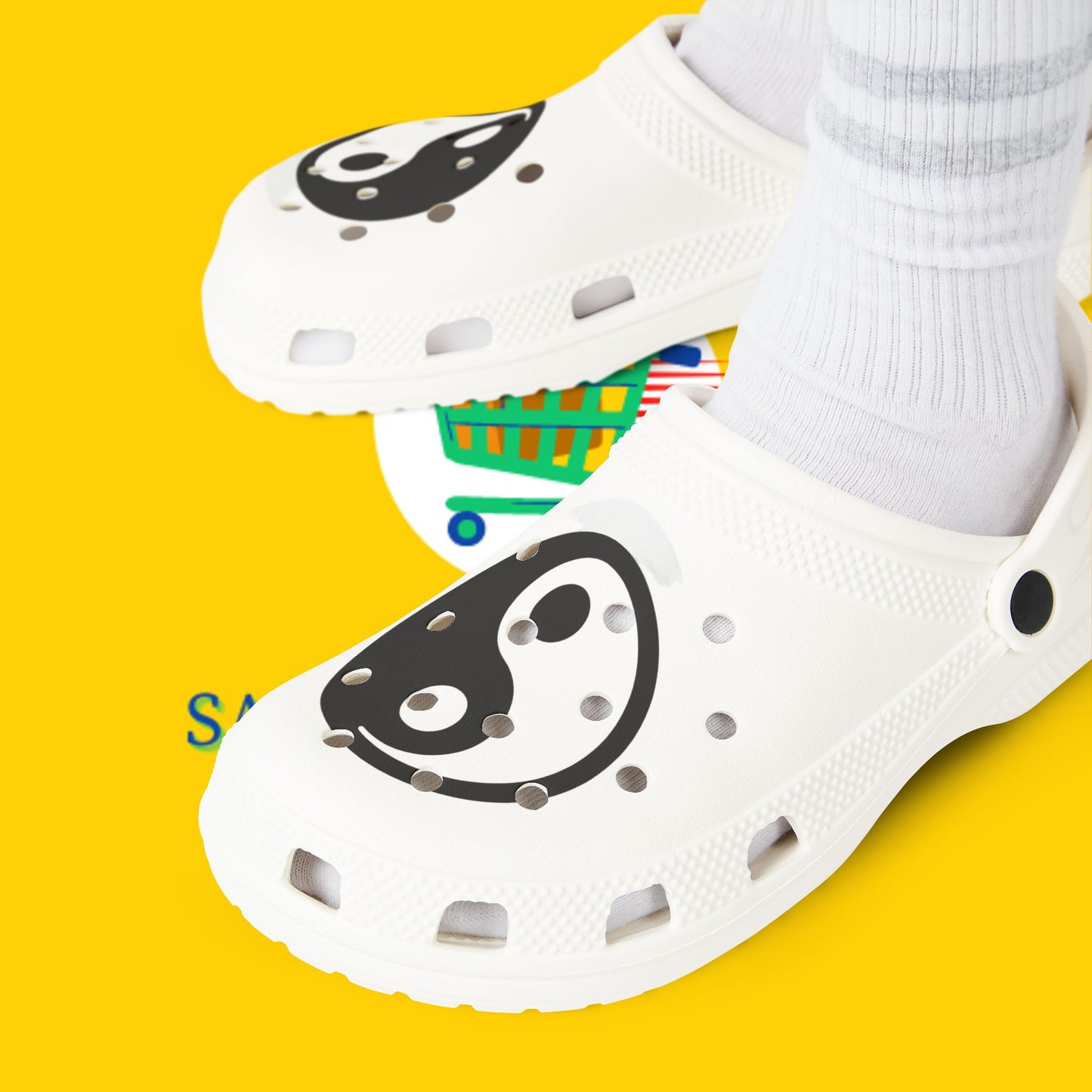 Y & Y  Print, EVA Foam Rubber Shoes (AOP)