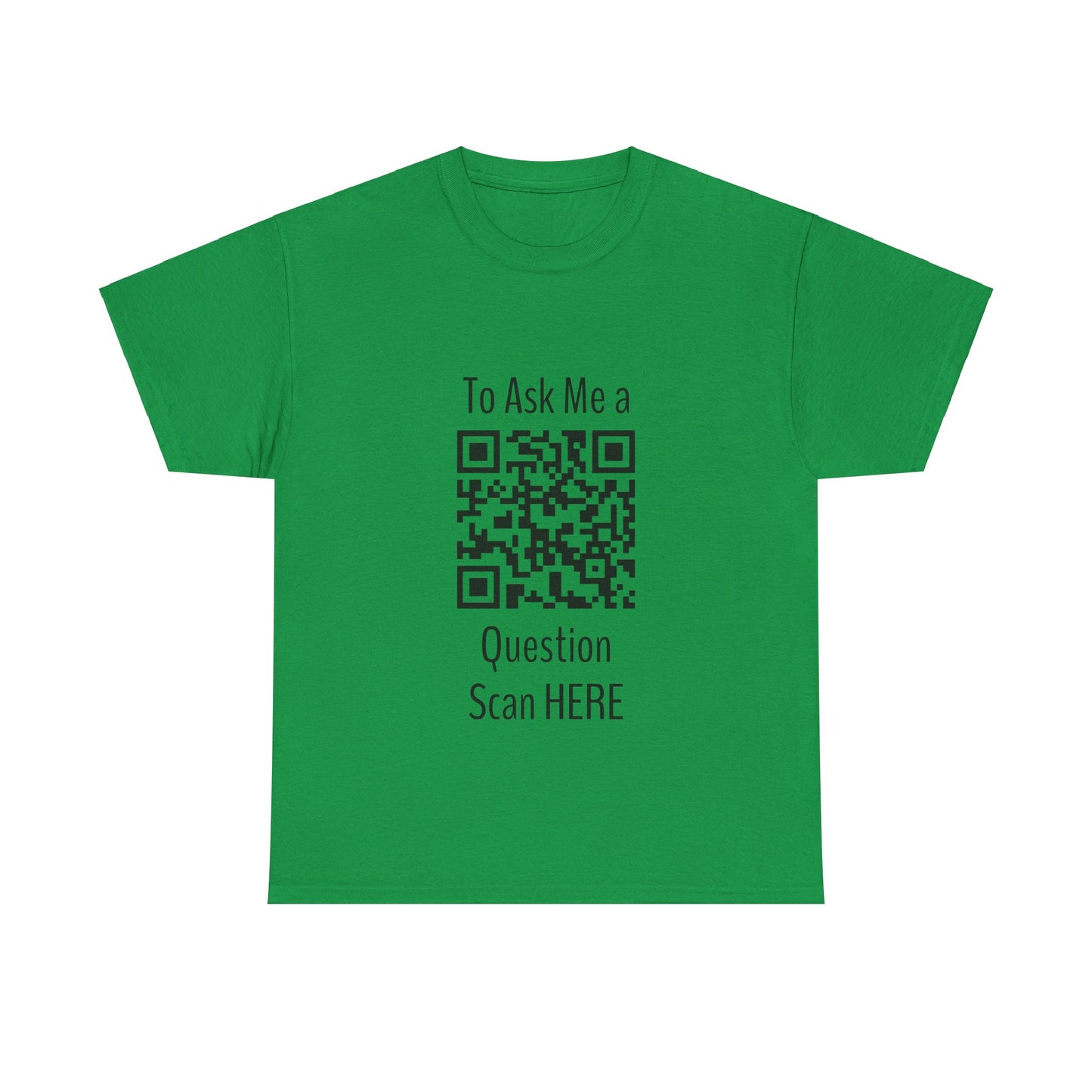 Scan Here, Unisex Heavy Cotton Tee