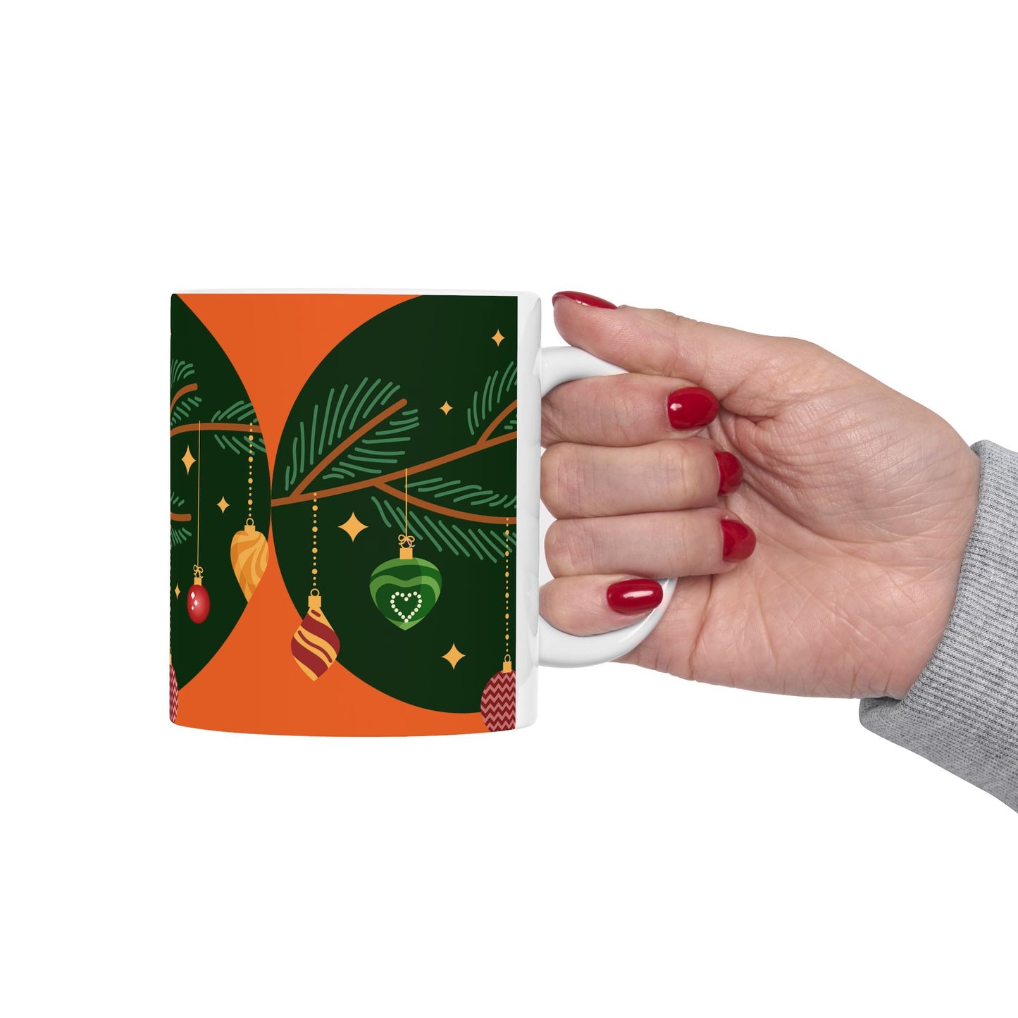 Xmas warmth, Ceramic Mug, (11oz, 15oz)
