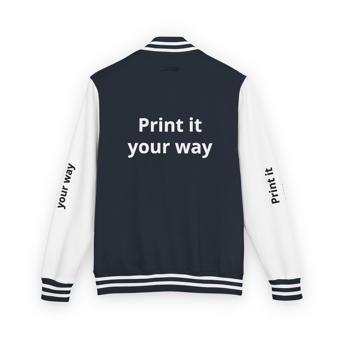 Letterman Jacket — "Print It Your Way" Custom Varsity Jacket