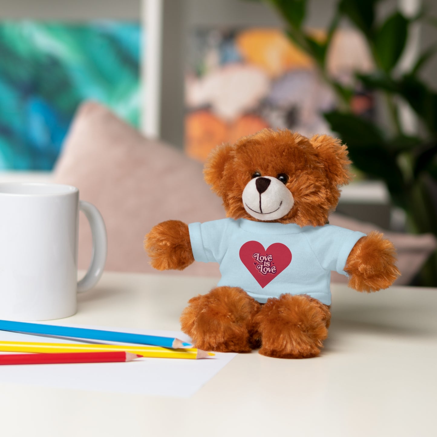 Love, Stuffed Animals with Tee