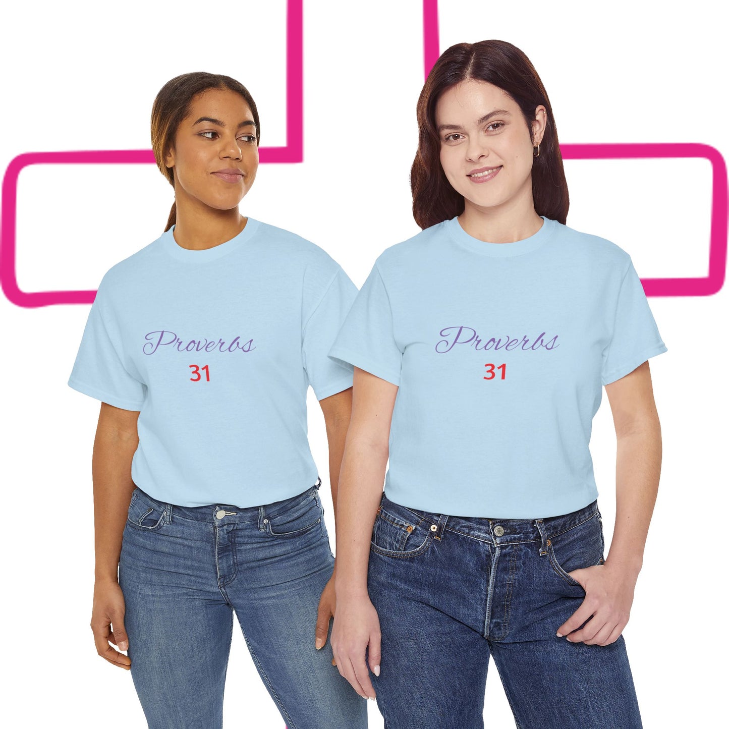 Proverbs 31, Unisex Heavy Cotton Tee
