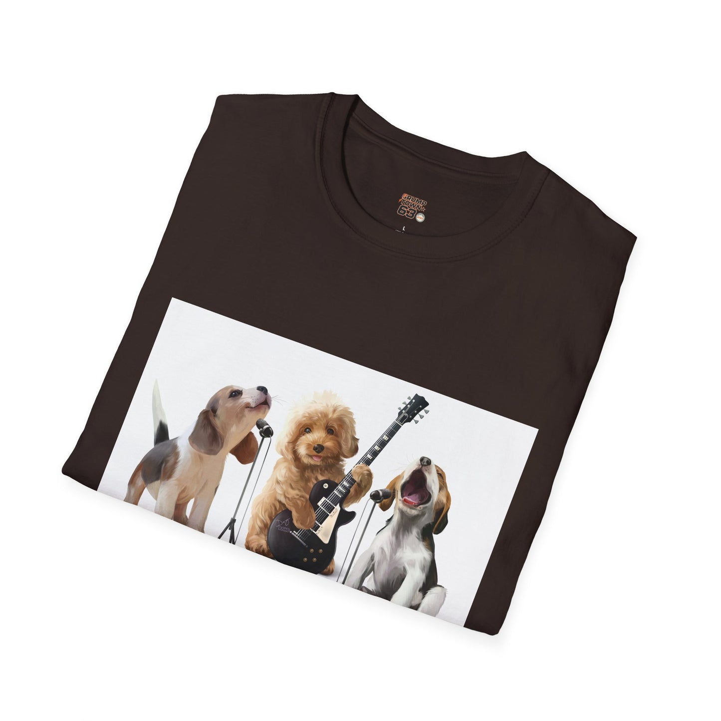 Dog Band T‑Shirt — "Barky & The Bow Wow's" Graphic Tee