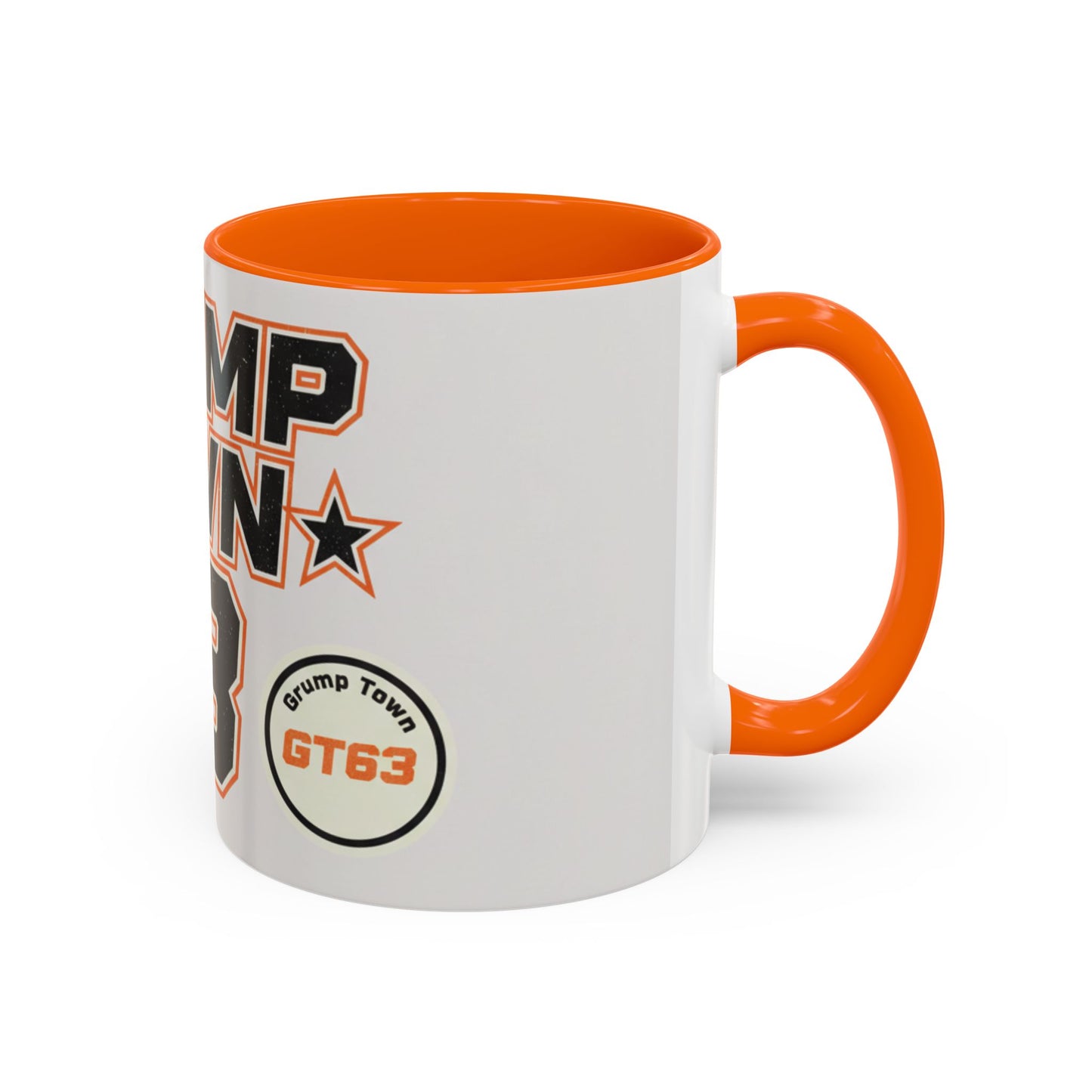 Accent Coffee Mug — 'Crump Town 63' Retro Racing Logo Coffee Mug (11/15oz)