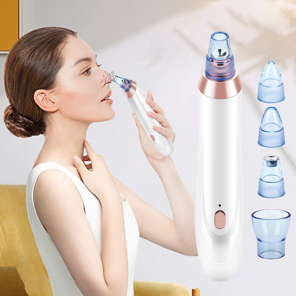 Face Nose Acne Black Dot Pimple Blackhead Remover Electric Blackhead Vacuum Cleaner Pore Blackhead Skin Care Tool Pimple Machine