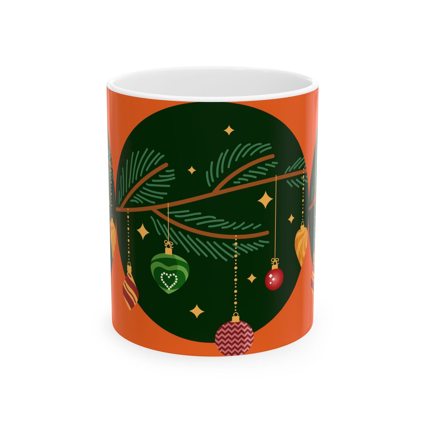 Xmas warmth, Ceramic Mug, (11oz, 15oz)