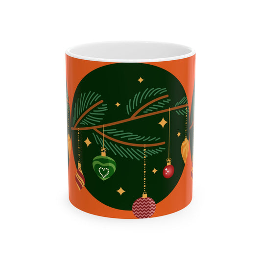 Xmas warmth, Ceramic Mug, (11oz, 15oz)