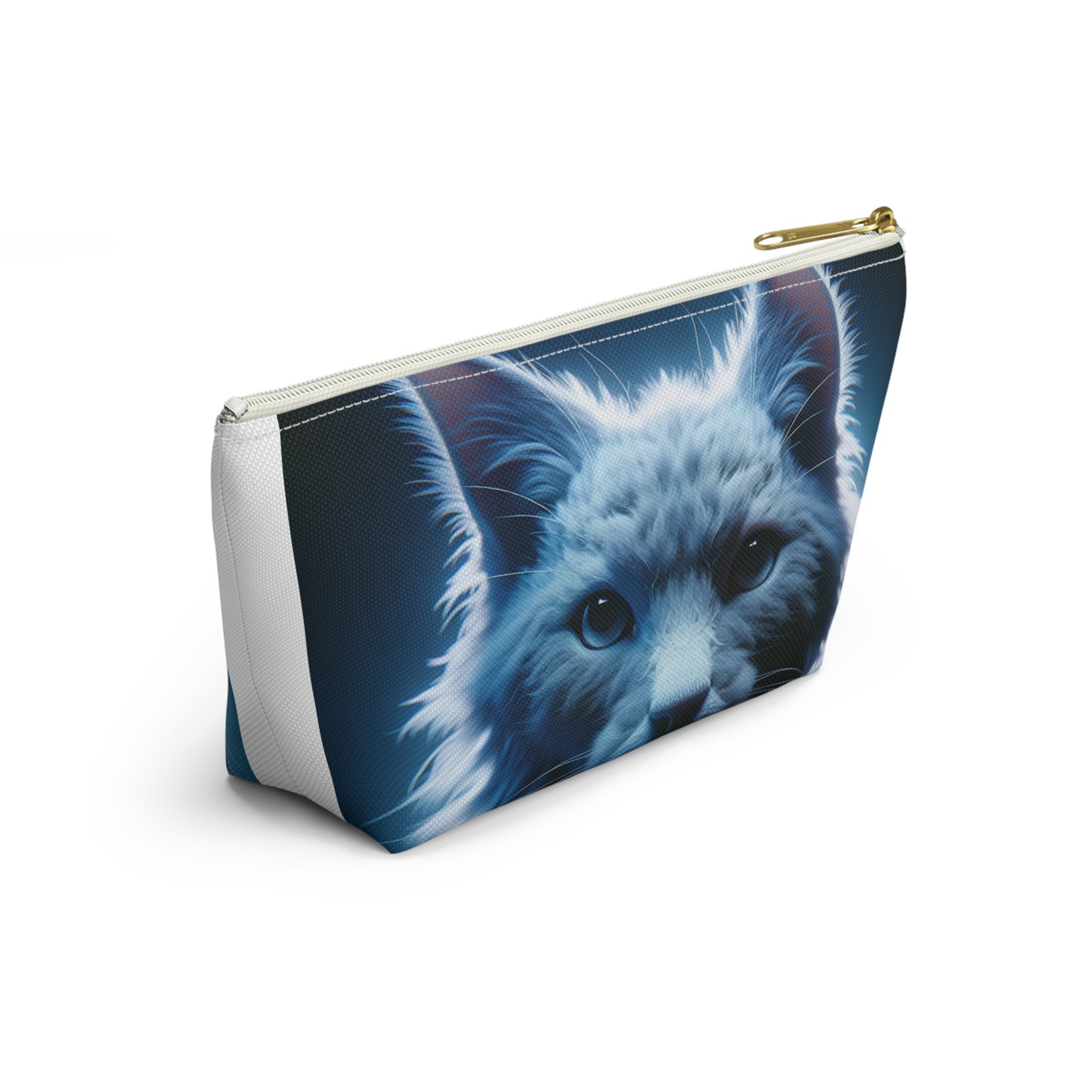Make-up Accessory Pouch w T-bottom, ( Persian Cat )