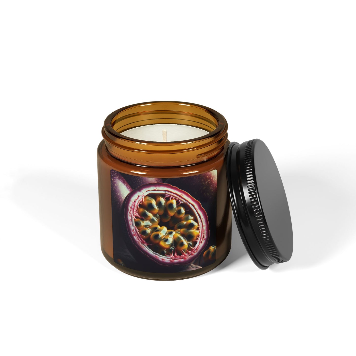 Peppered Passion Scented Soy Candle (Multi-Size, 9 oz and 4 oz Amber Jar)