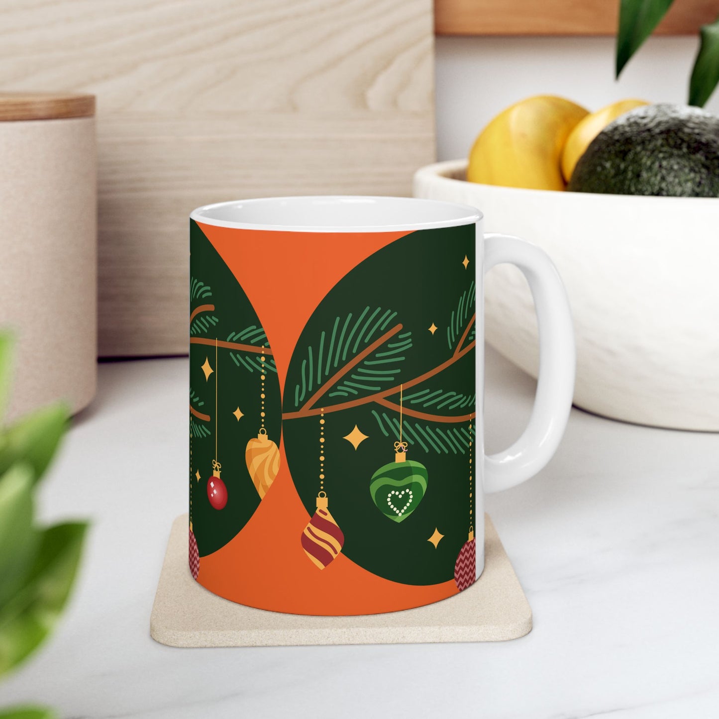 Xmas warmth, Ceramic Mug, (11oz, 15oz)
