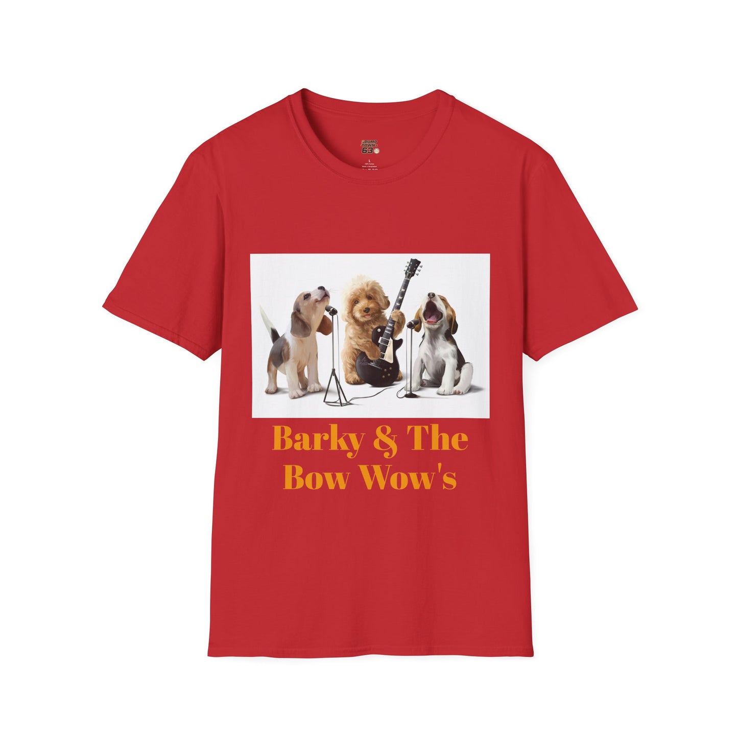Dog Band T‑Shirt — "Barky & The Bow Wow's" Graphic Tee