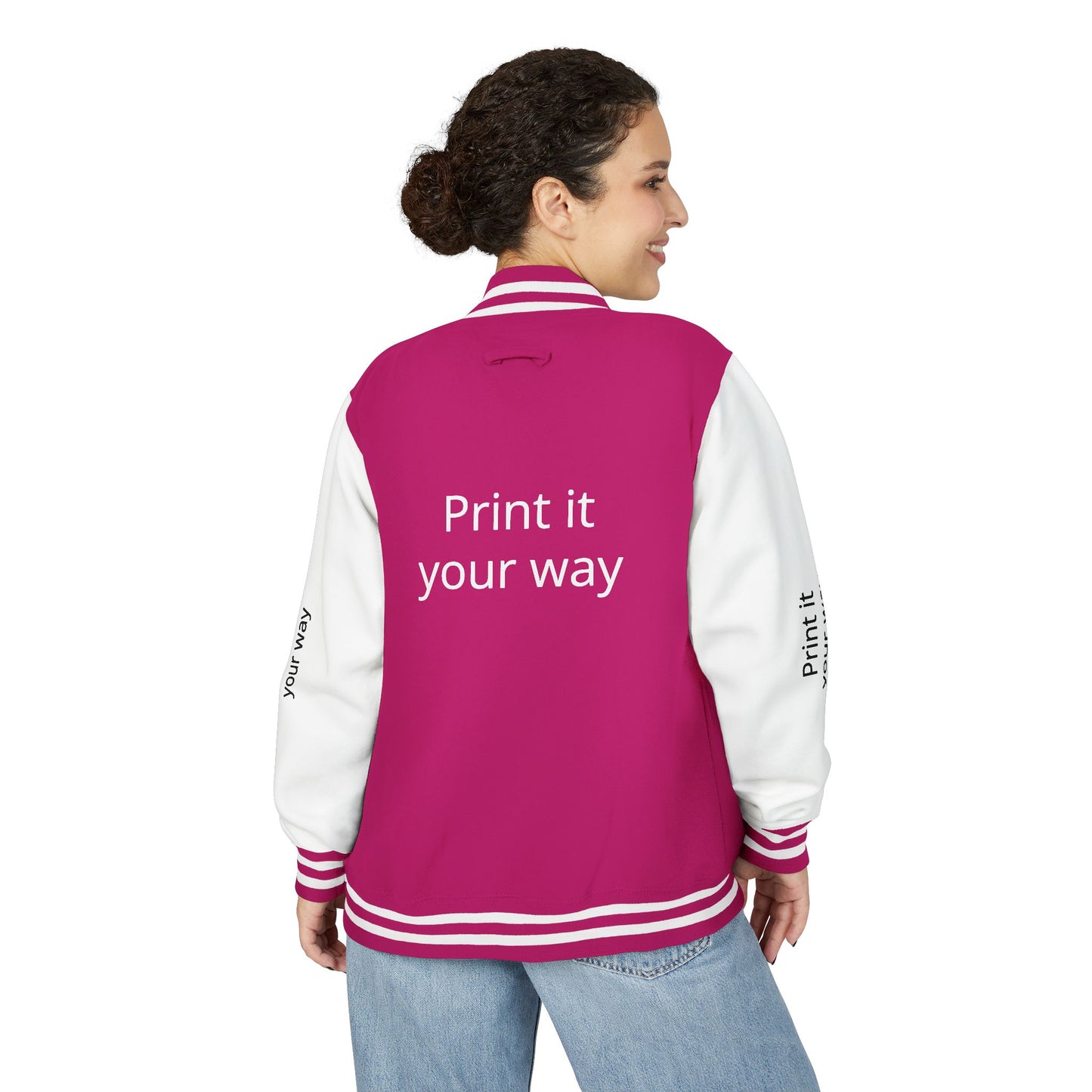 Letterman Jacket — "Print It Your Way" Custom Varsity Jacket