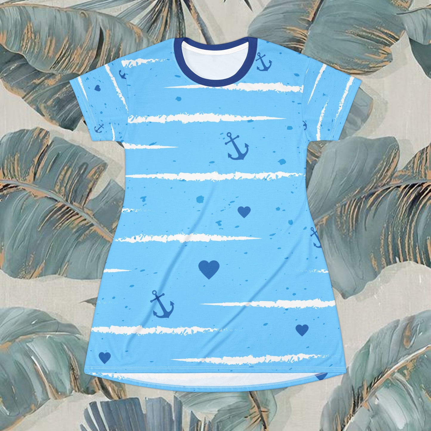 Sea Journey, T-Shirt Dress (AOP)