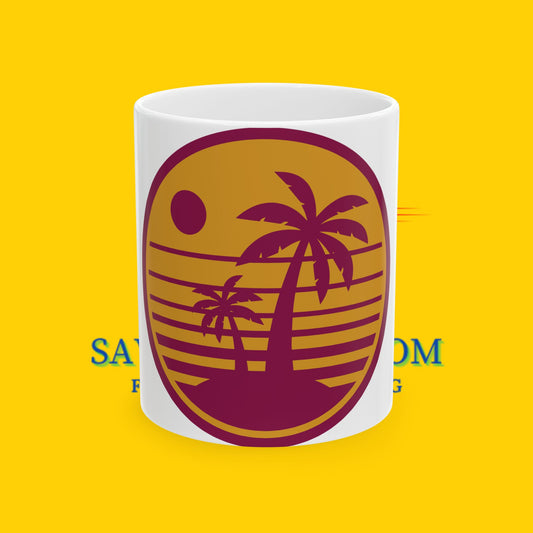 Tropical Ceramic Mug, (11oz, 15oz)