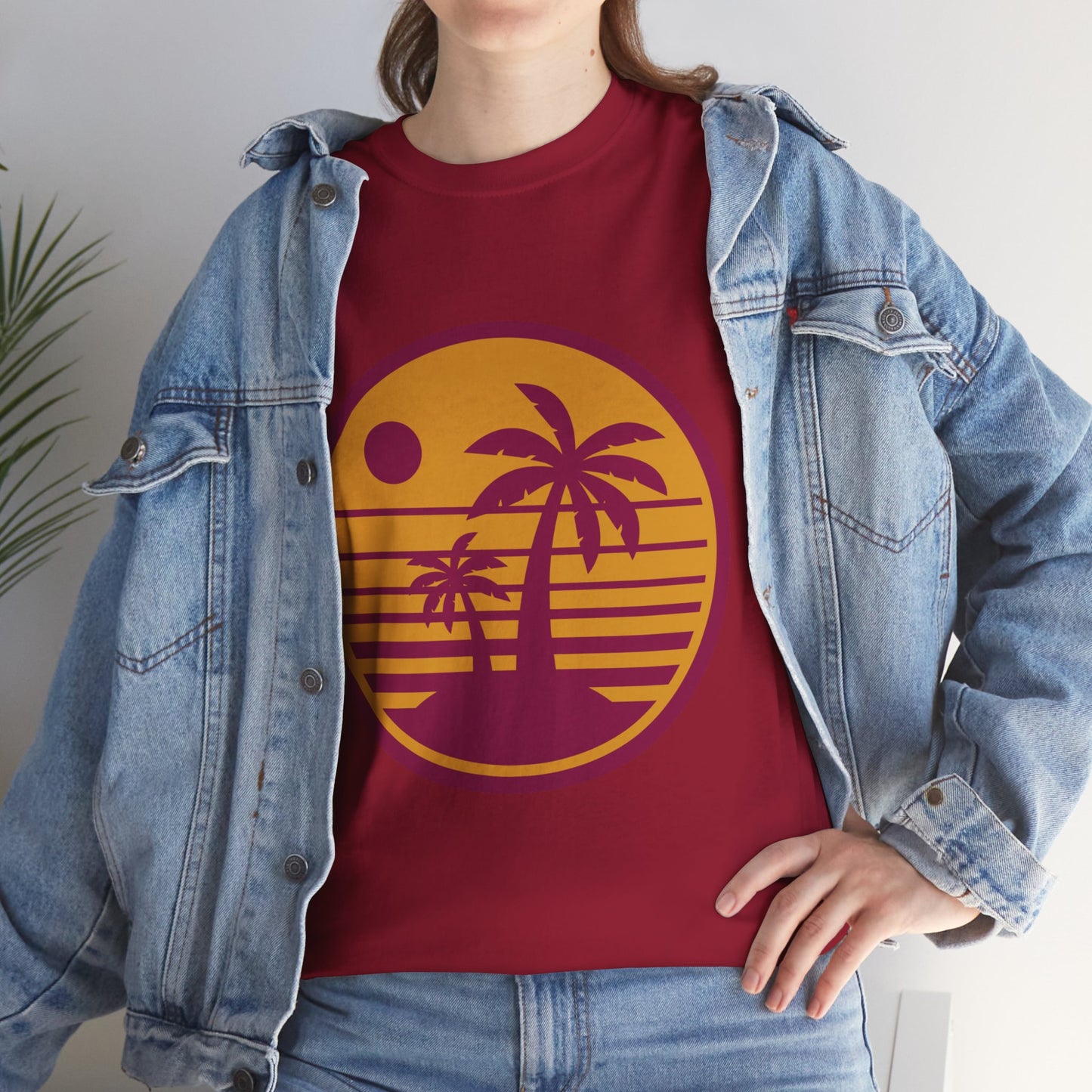 Tropical Island Unisex Heavy Cotton Tee