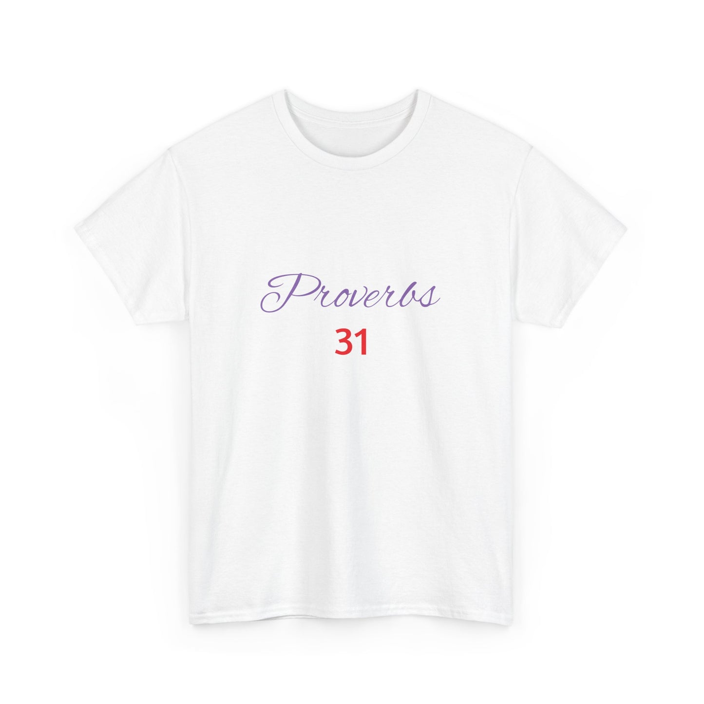 Proverbs 31, Unisex Heavy Cotton Tee