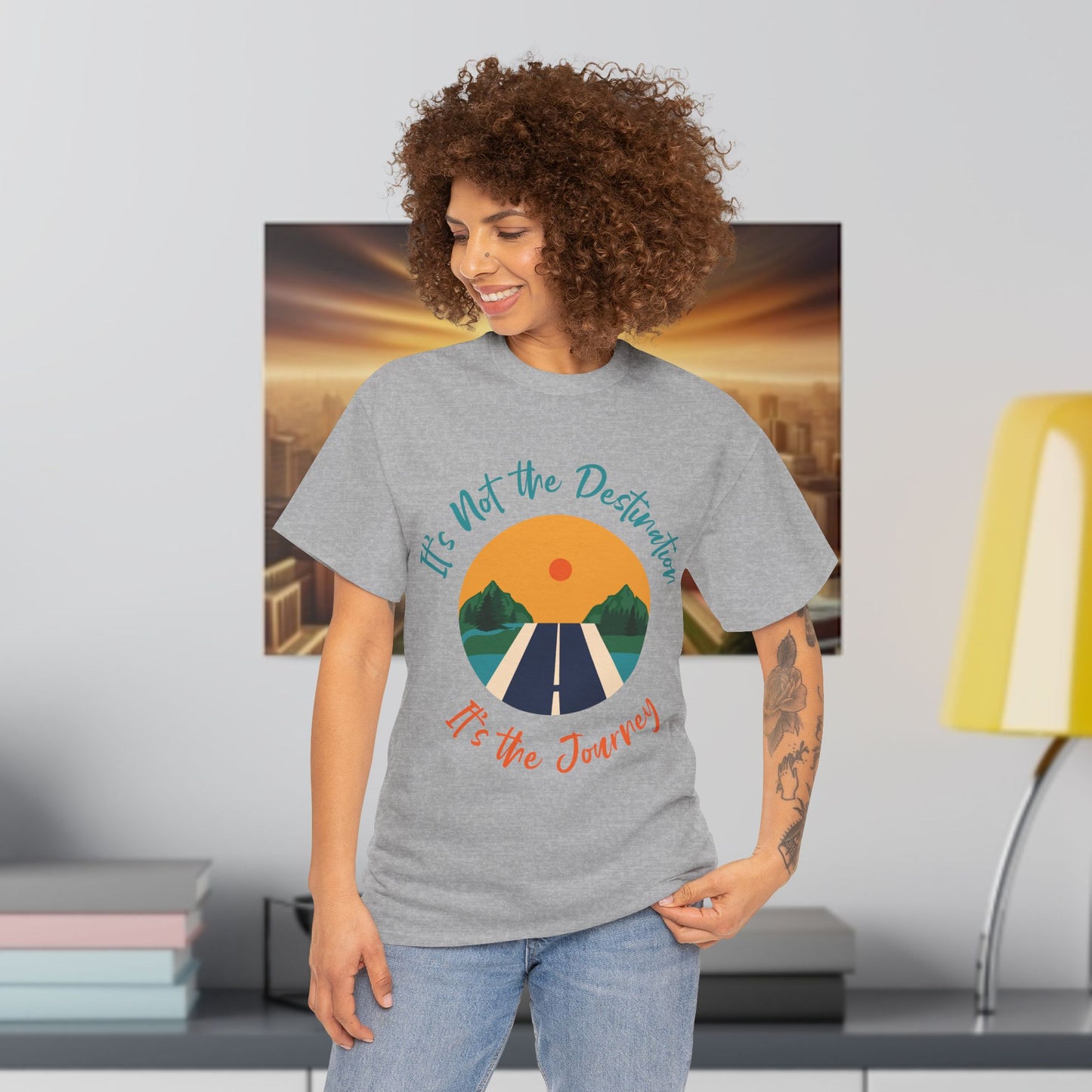 Life Journey, Unisex Heavy Cotton Tee