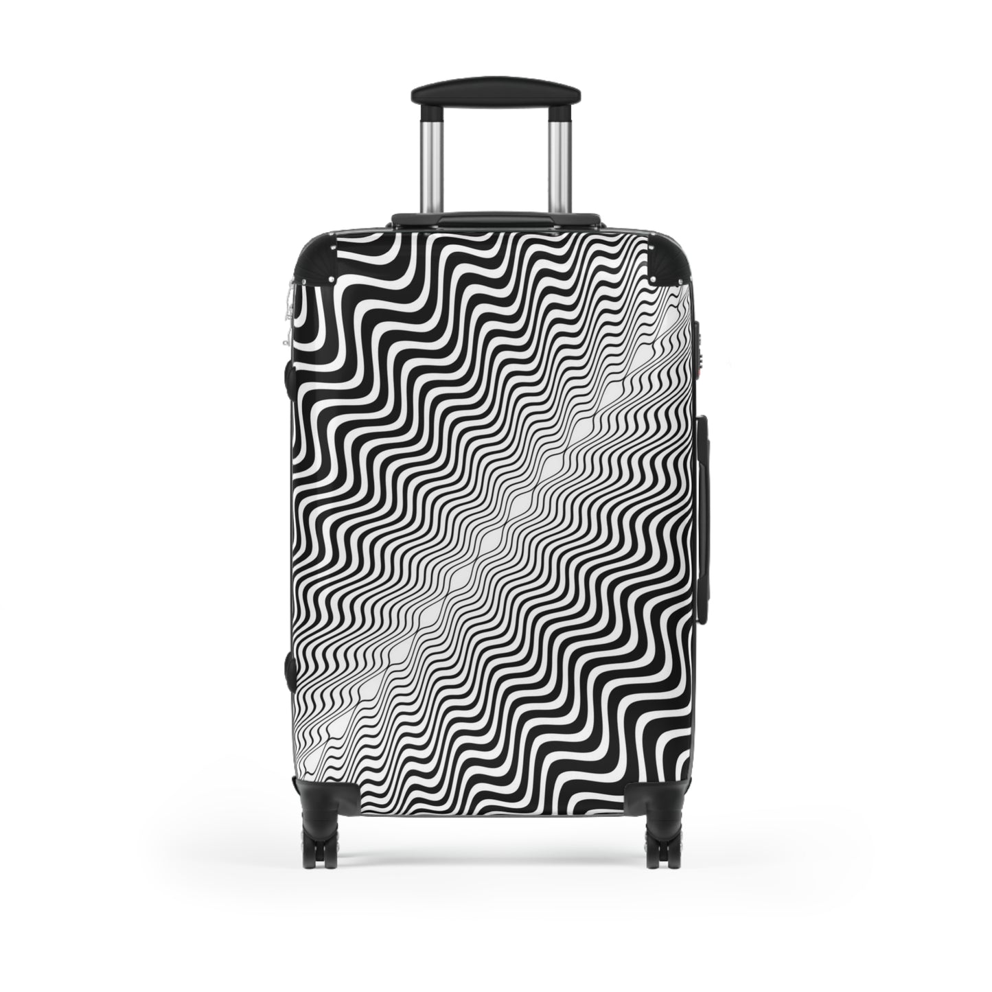 Suitcases, Sm, Med, Lrg, Waive 3D lines off-set