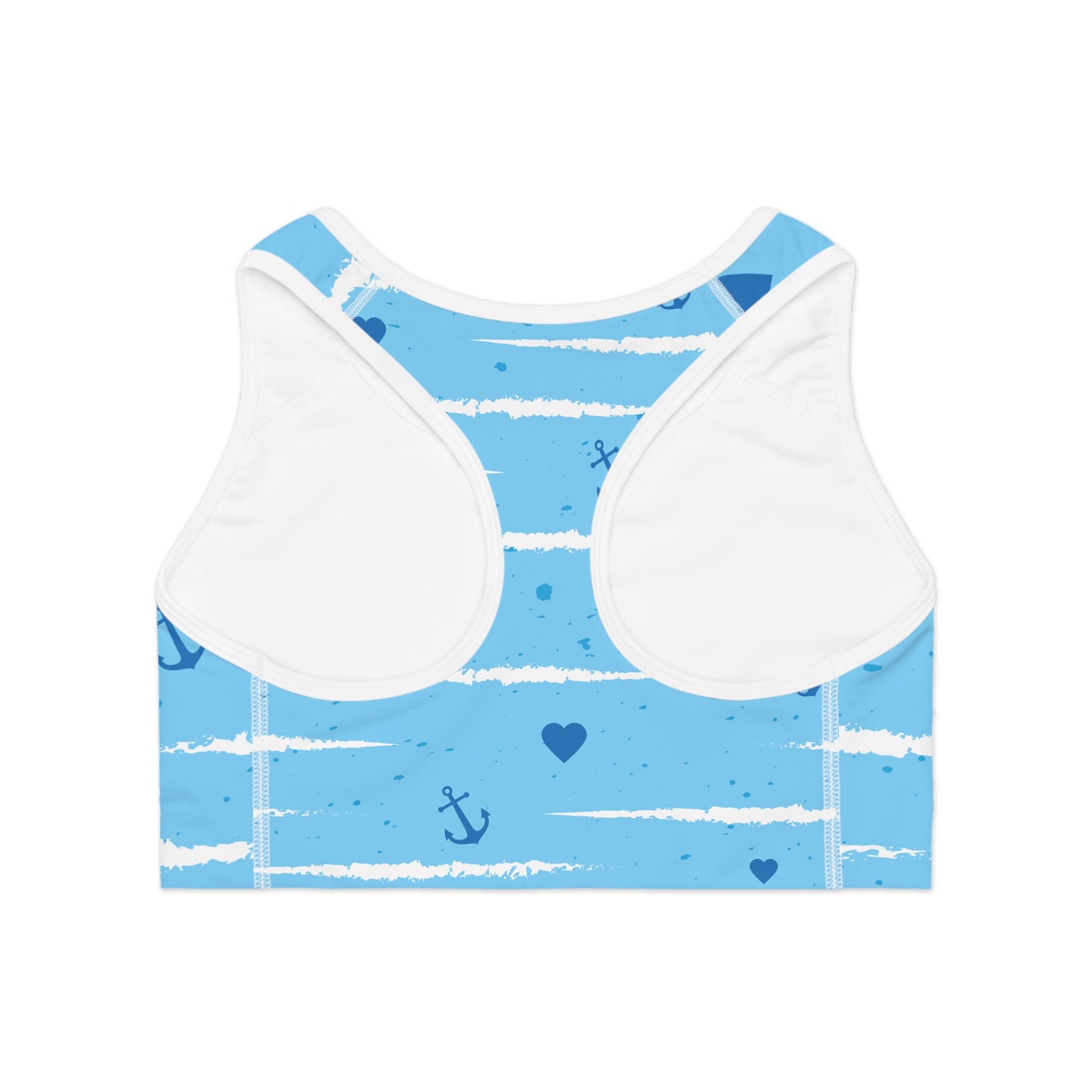 Sea Print, Sports Bra (AOP)