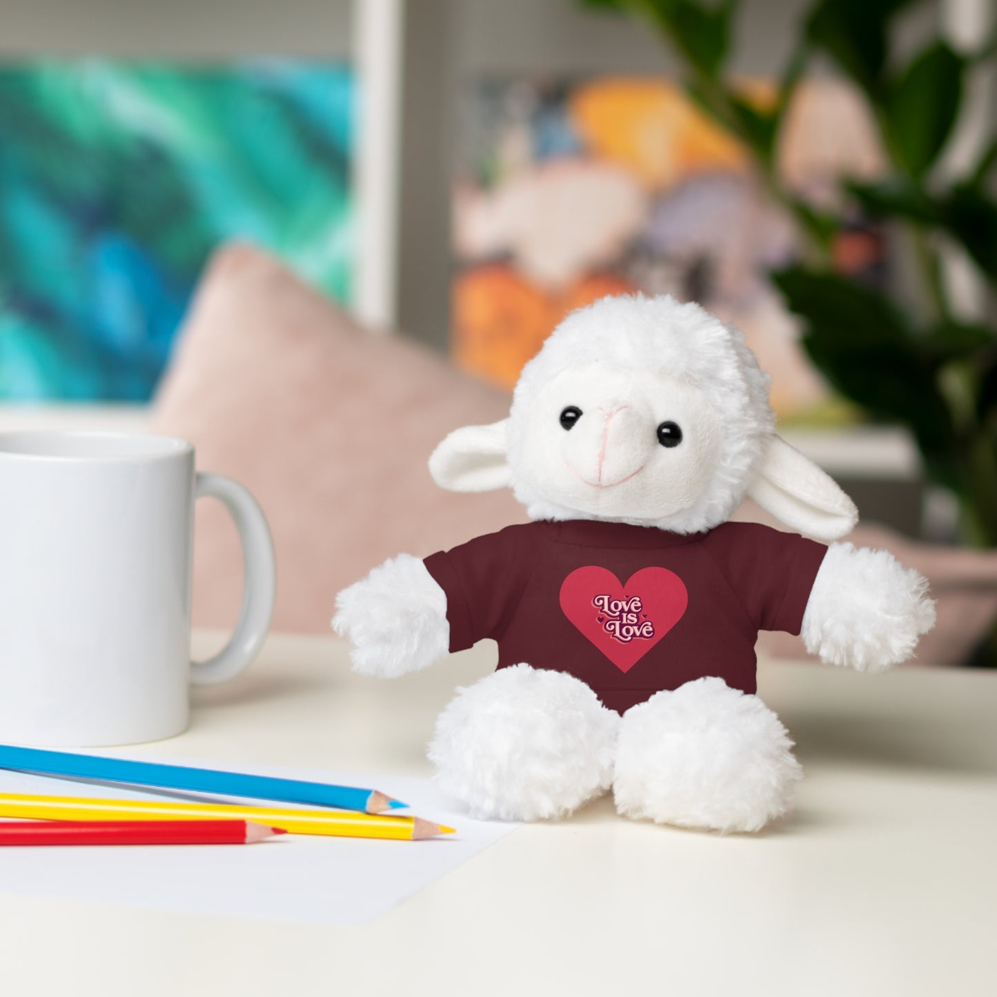 Love, Stuffed Animals with Tee