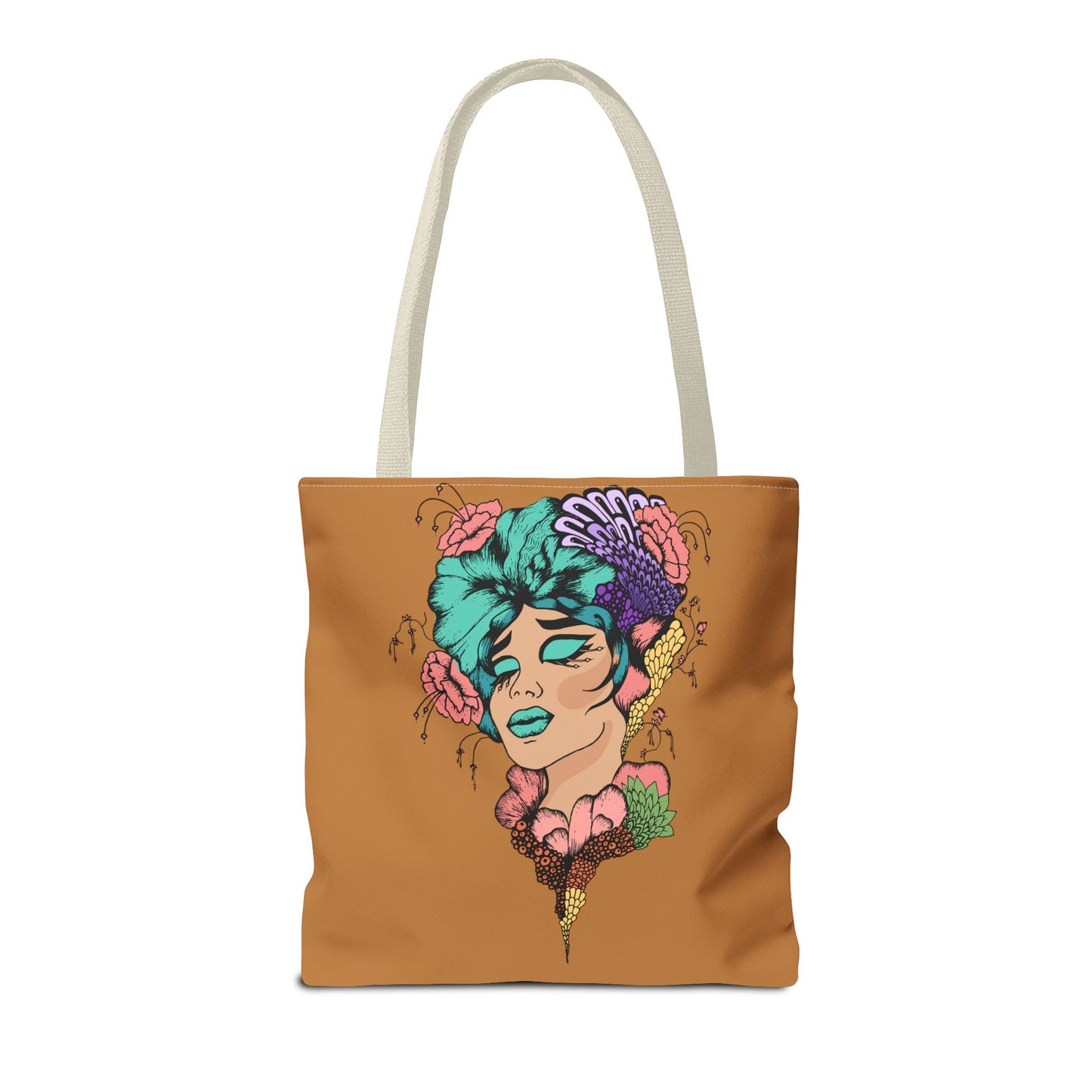 Blue Hair, Tote Bag (AOP)
