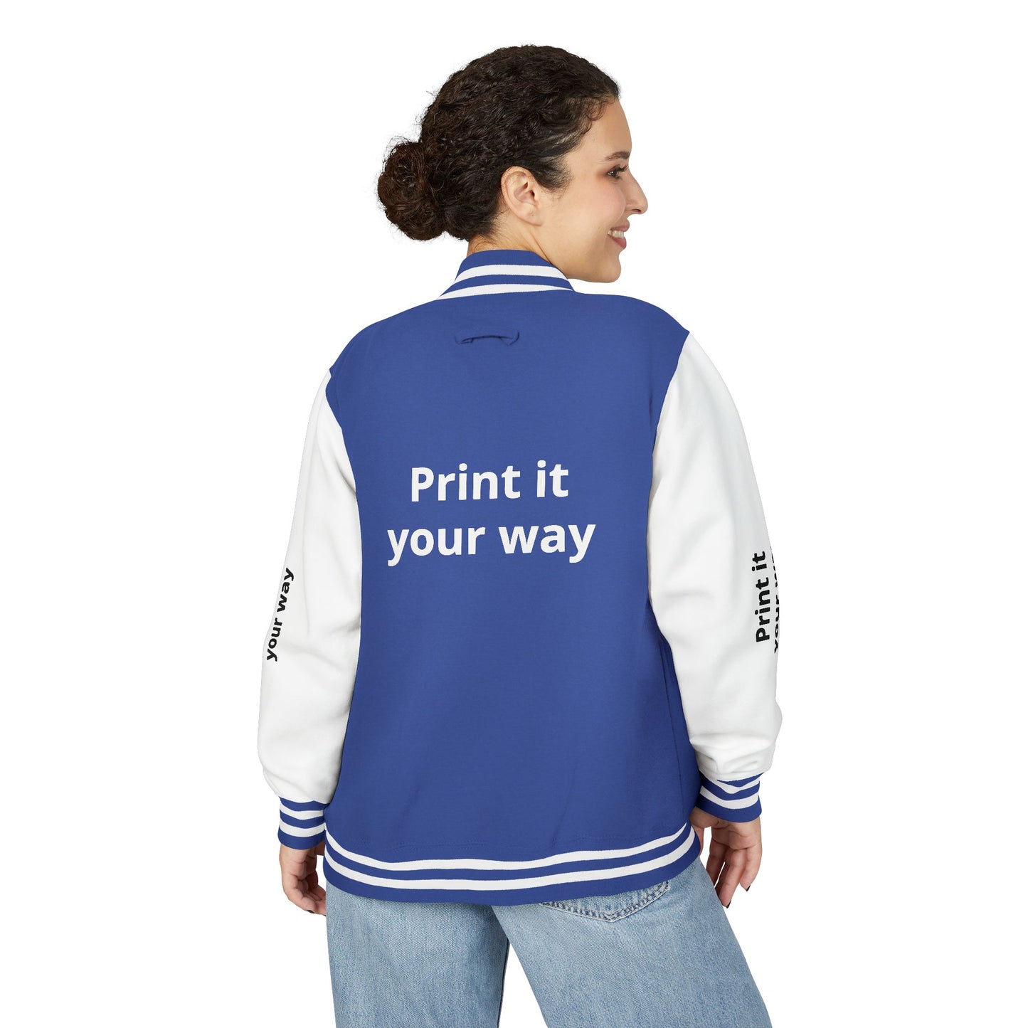 Letterman Jacket — "Print It Your Way" Custom Varsity Jacket