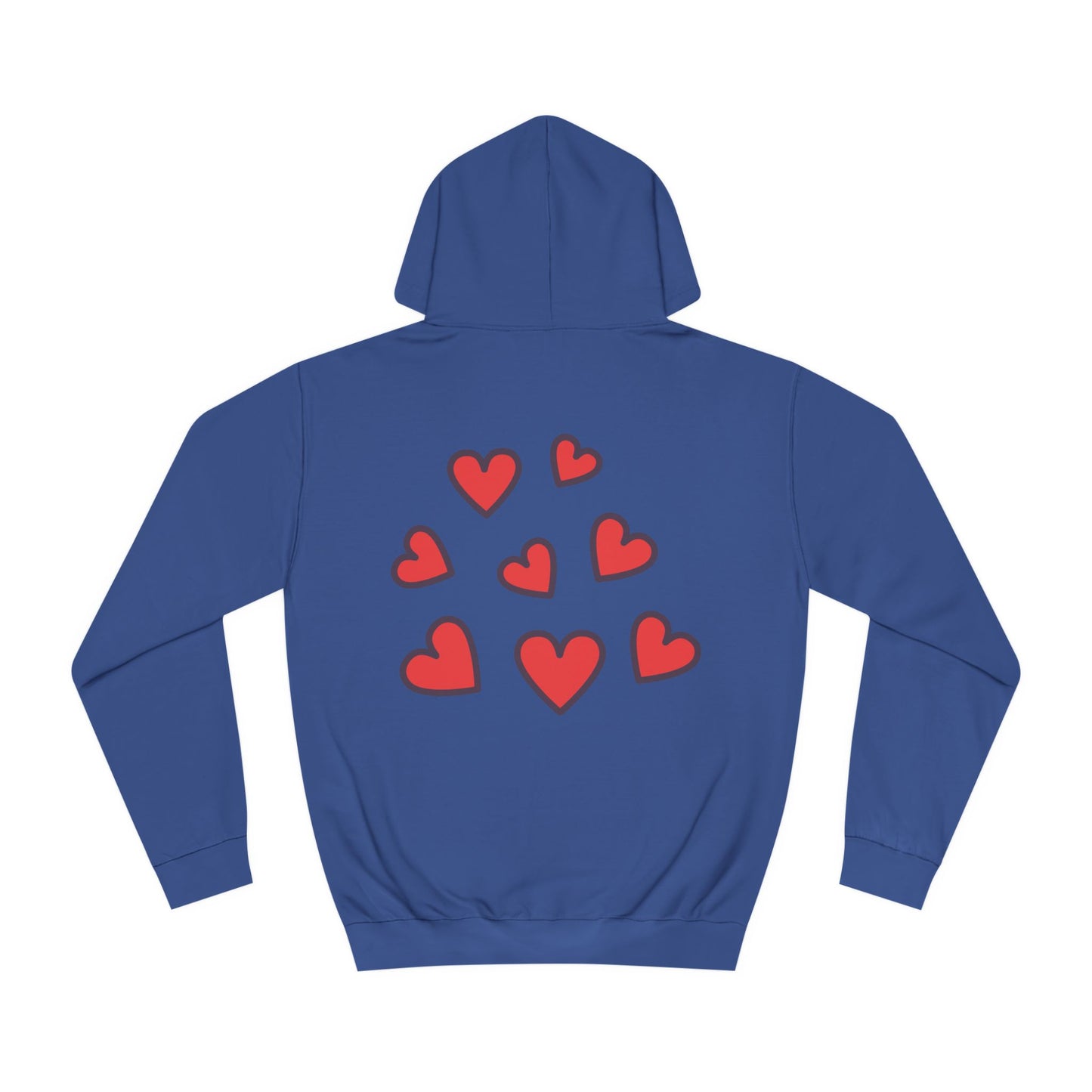 Unisex Heart College Hoodie