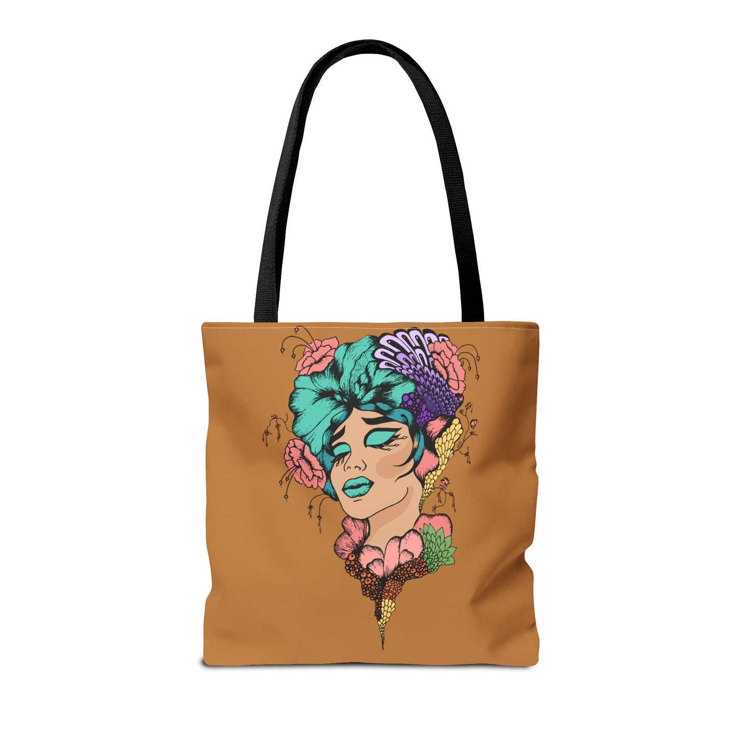 Blue Hair, Tote Bag (AOP)