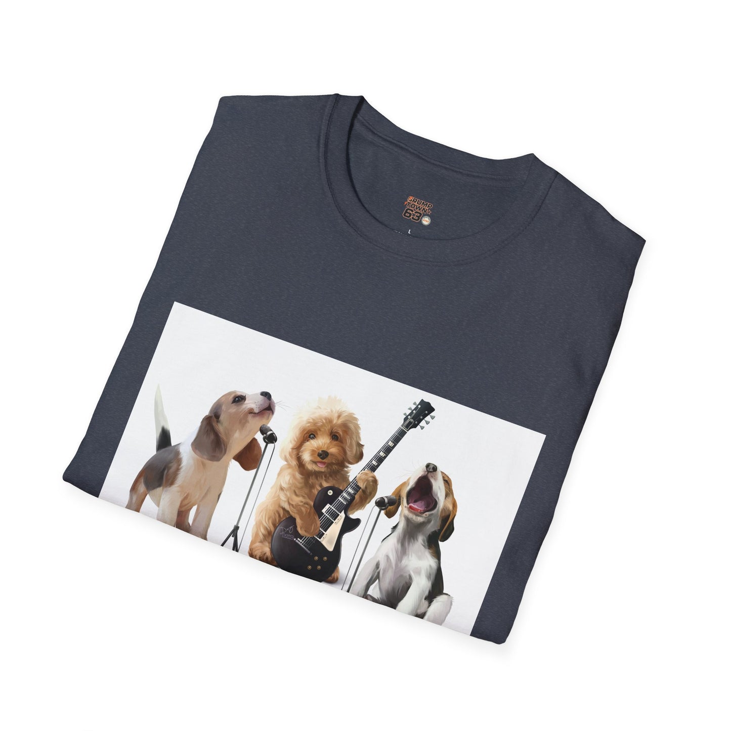 Dog Band T‑Shirt — "Barky & The Bow Wow's" Graphic Tee