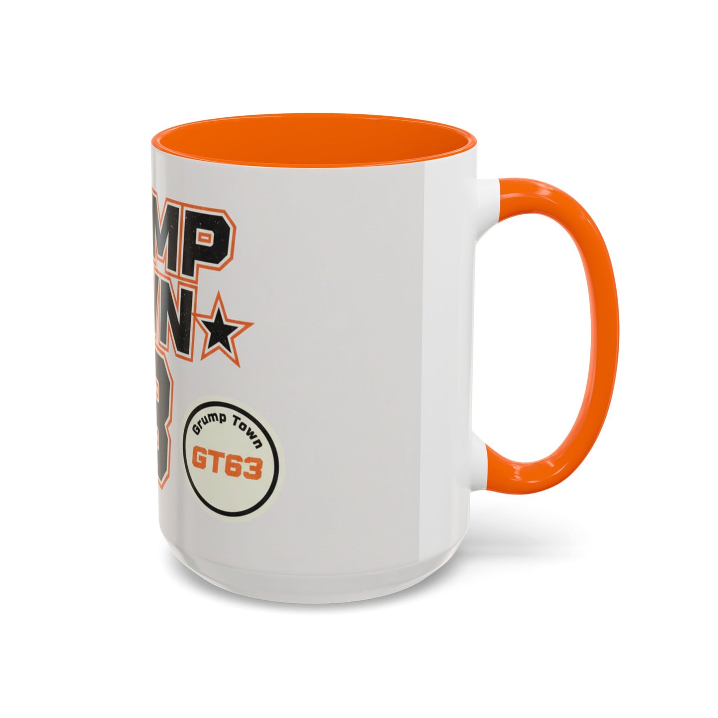 Accent Coffee Mug — 'Crump Town 63' Retro Racing Logo Coffee Mug (11/15oz)