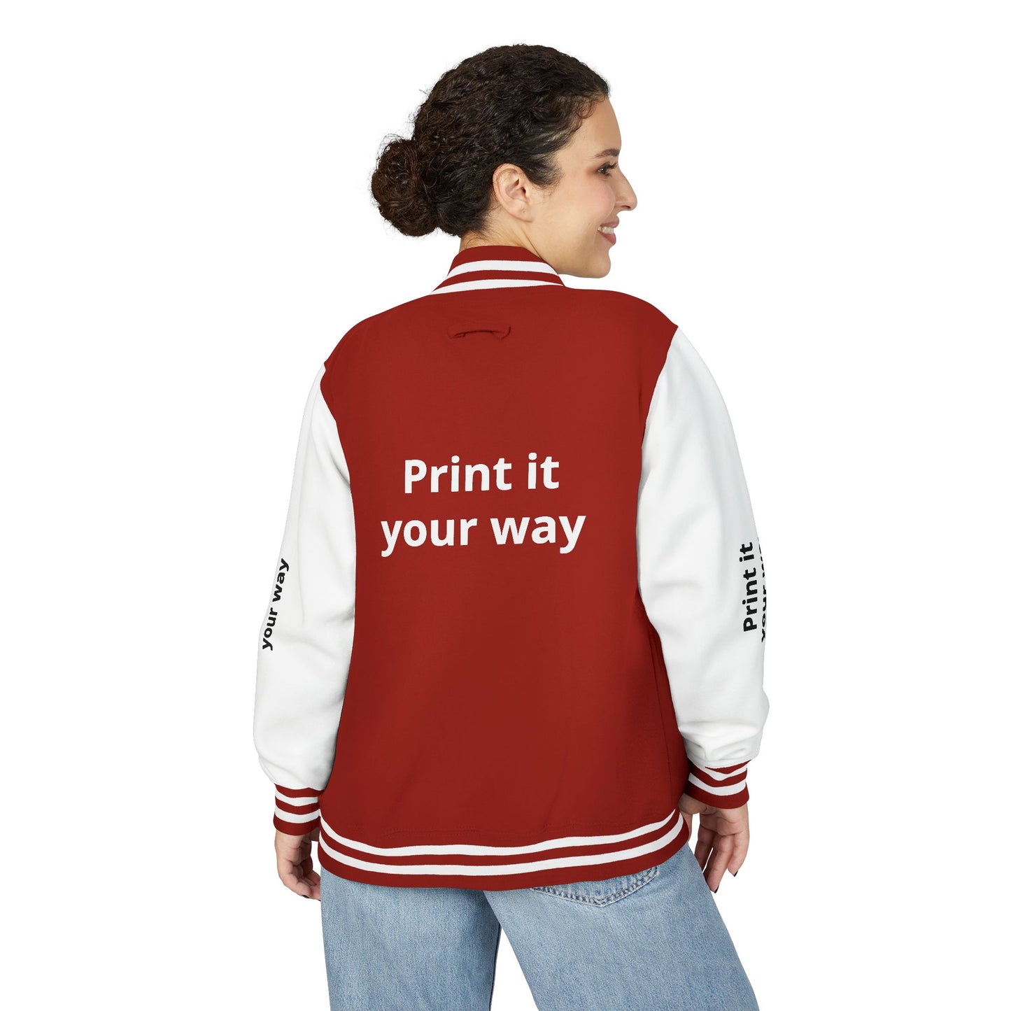 Letterman Jacket — "Print It Your Way" Custom Varsity Jacket
