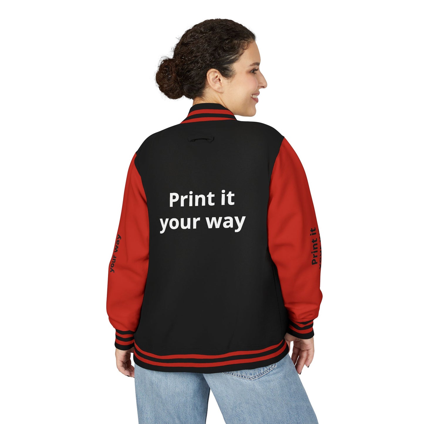 Letterman Jacket — "Print It Your Way" Custom Varsity Jacket